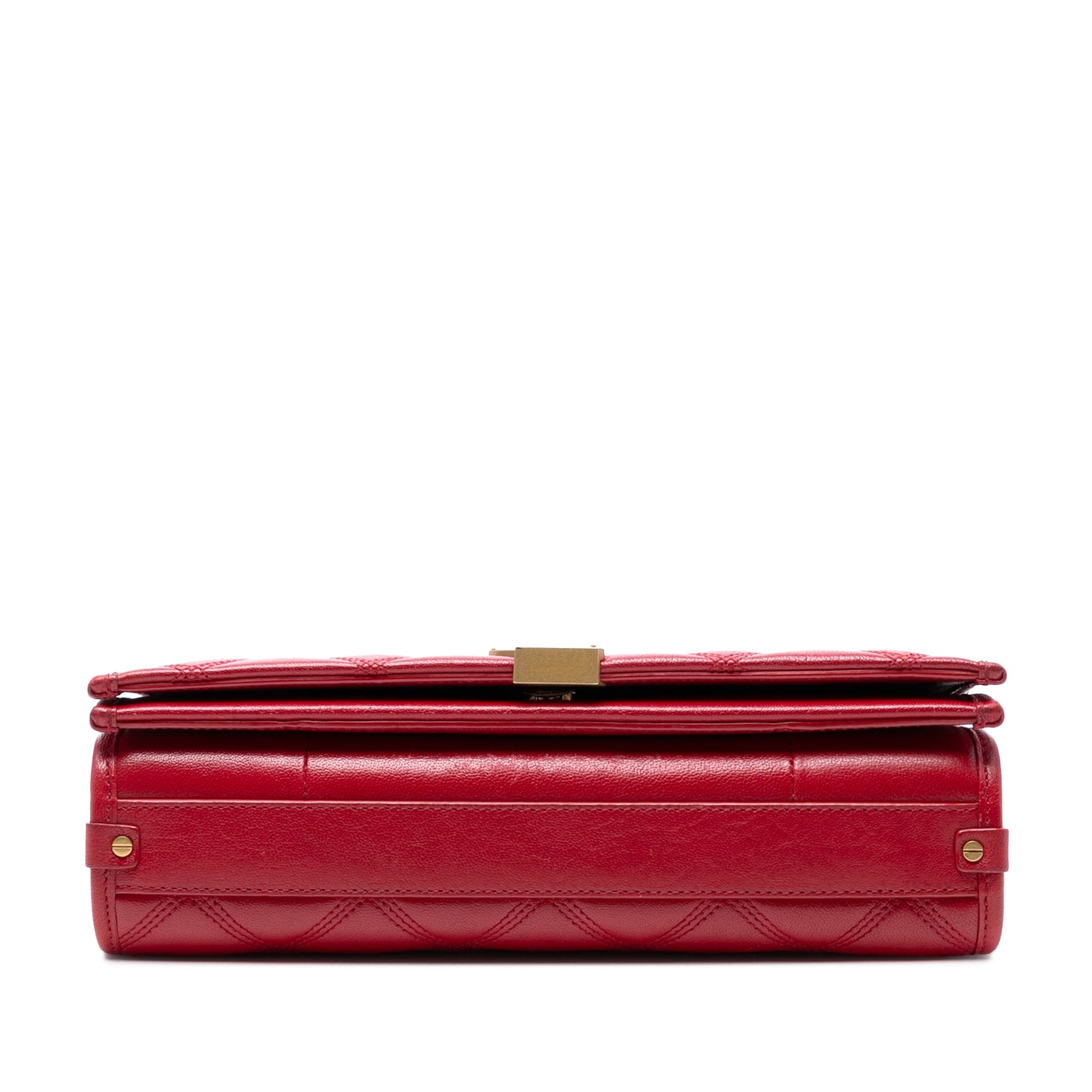 Saint Laurent Mini Quilted Lambskin Becky Chain Shoulder Bag
