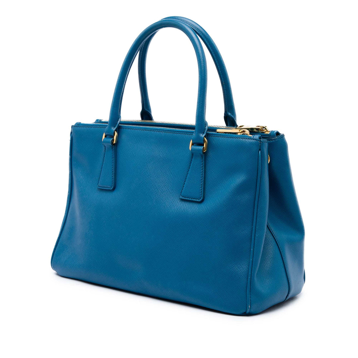Prada Small Saffiano Lux Galleria Double Zip Satchel