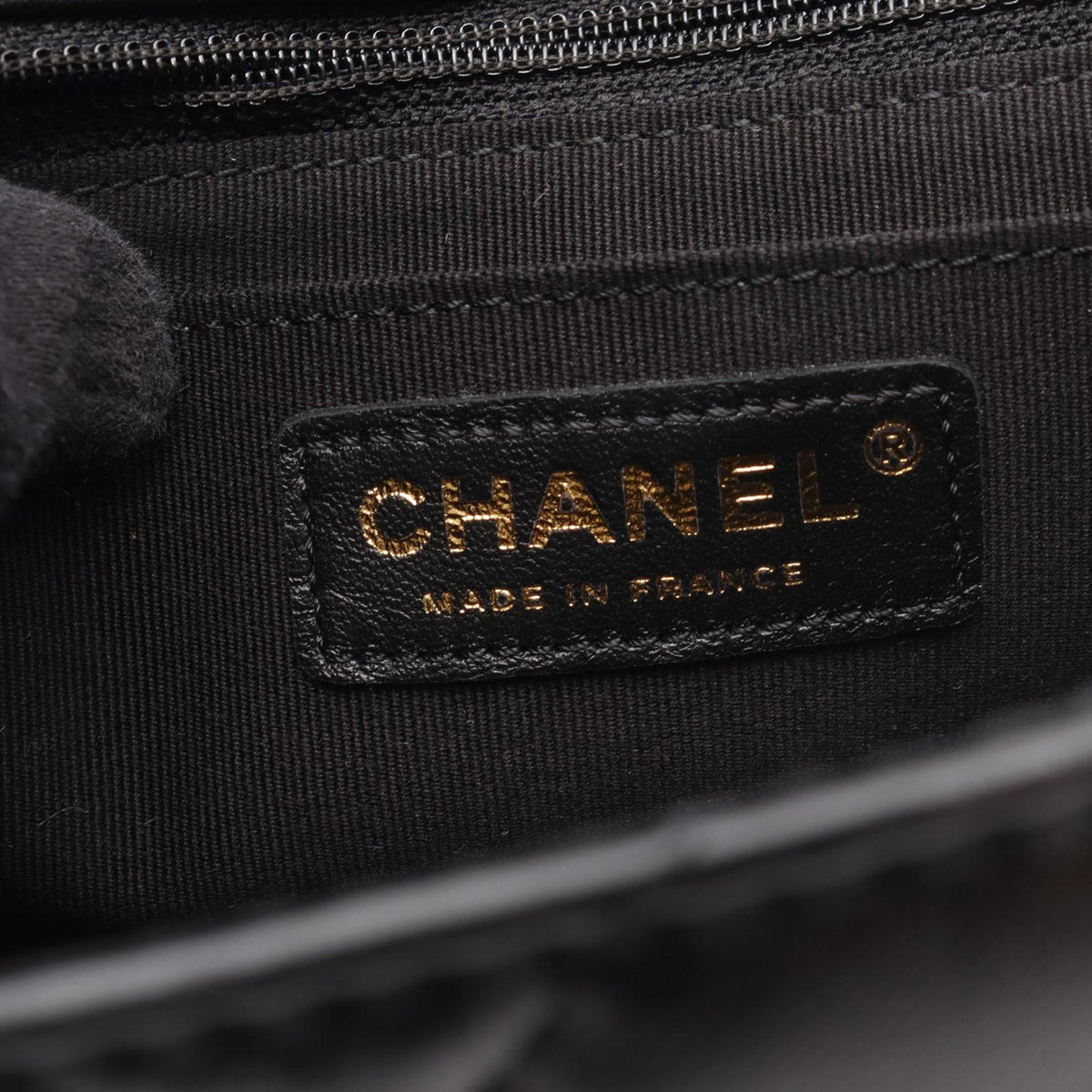 Chanel Mini Quilted Lambskin Puffy Flap — Black