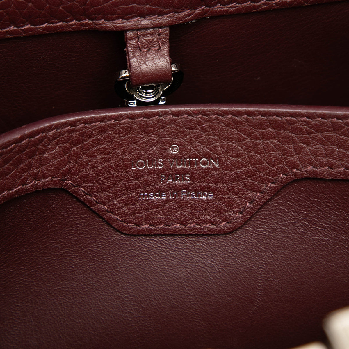 Louis Vuitton Bicolor Taurillon Capucines BB — Pink