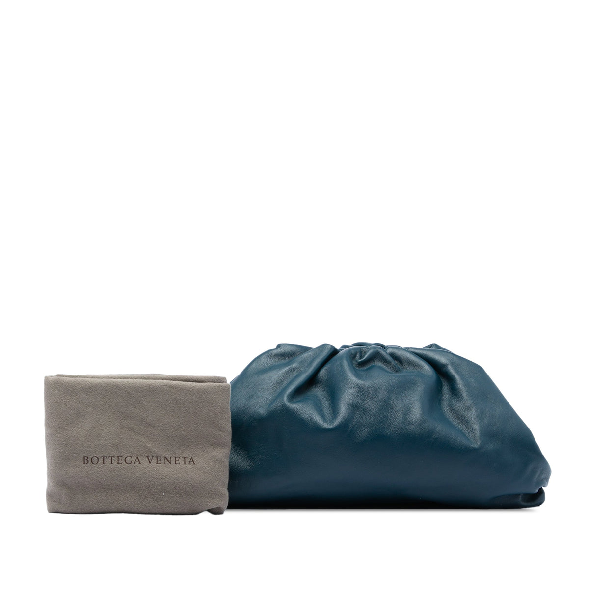 Bottega Veneta Smooth Butter Calf The Pouch — Blue