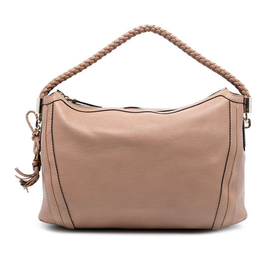 Gucci Medium Pebbled Calfskin Bella Shoulder Bag