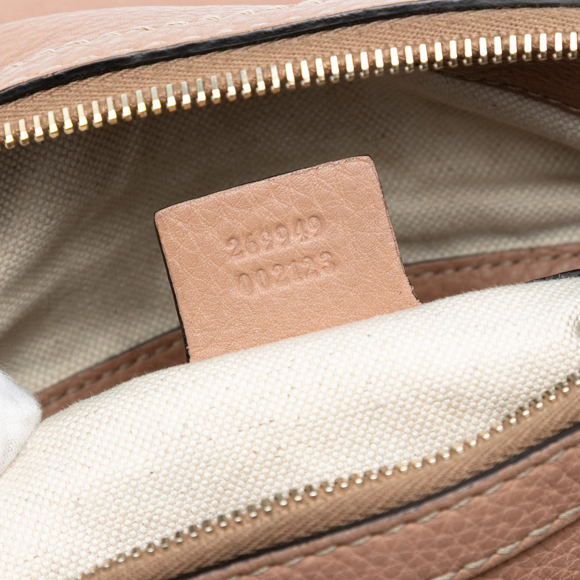 Gucci Medium Pebbled Calfskin Bella Shoulder Bag