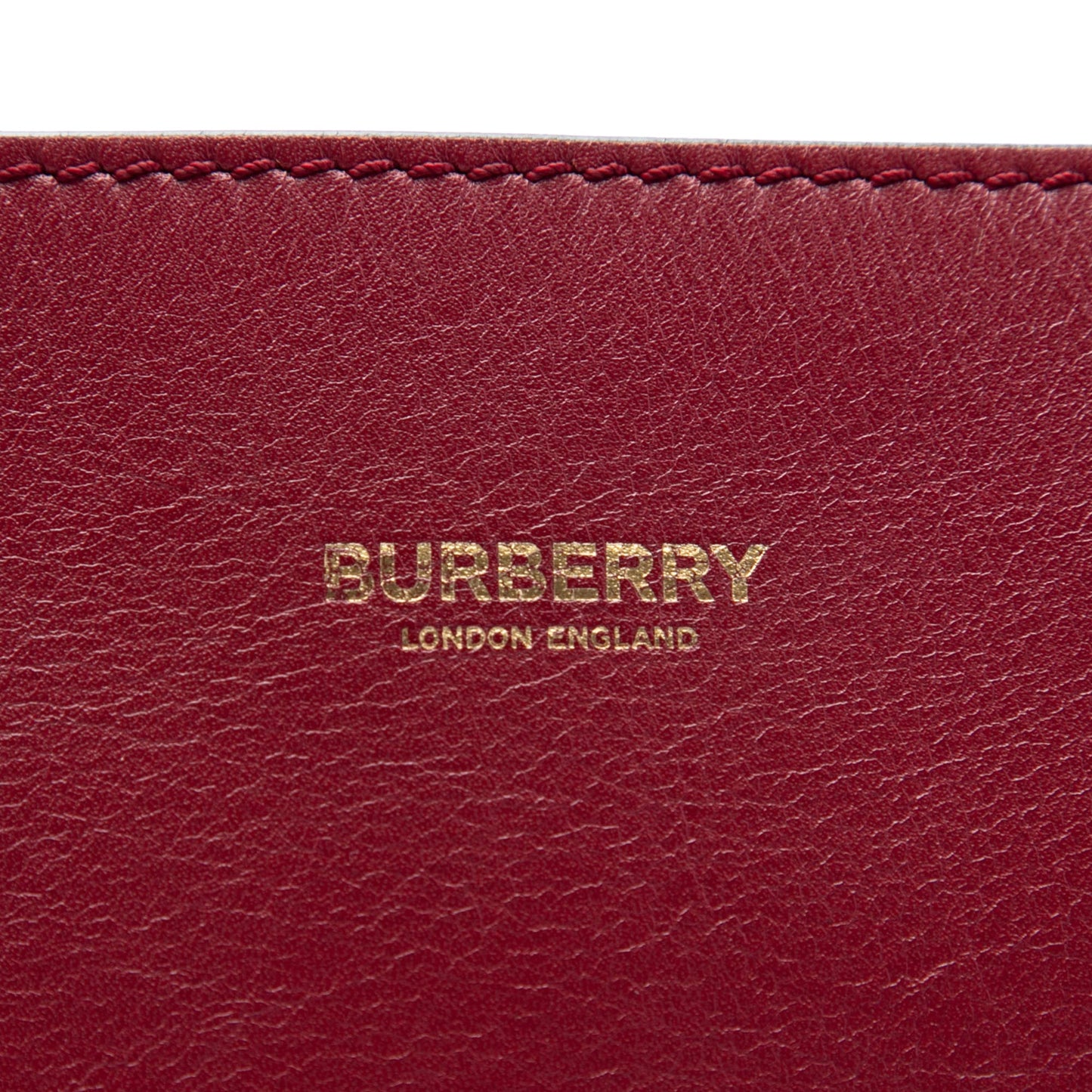 Burberry Small Leather Peggy Bucket Bag