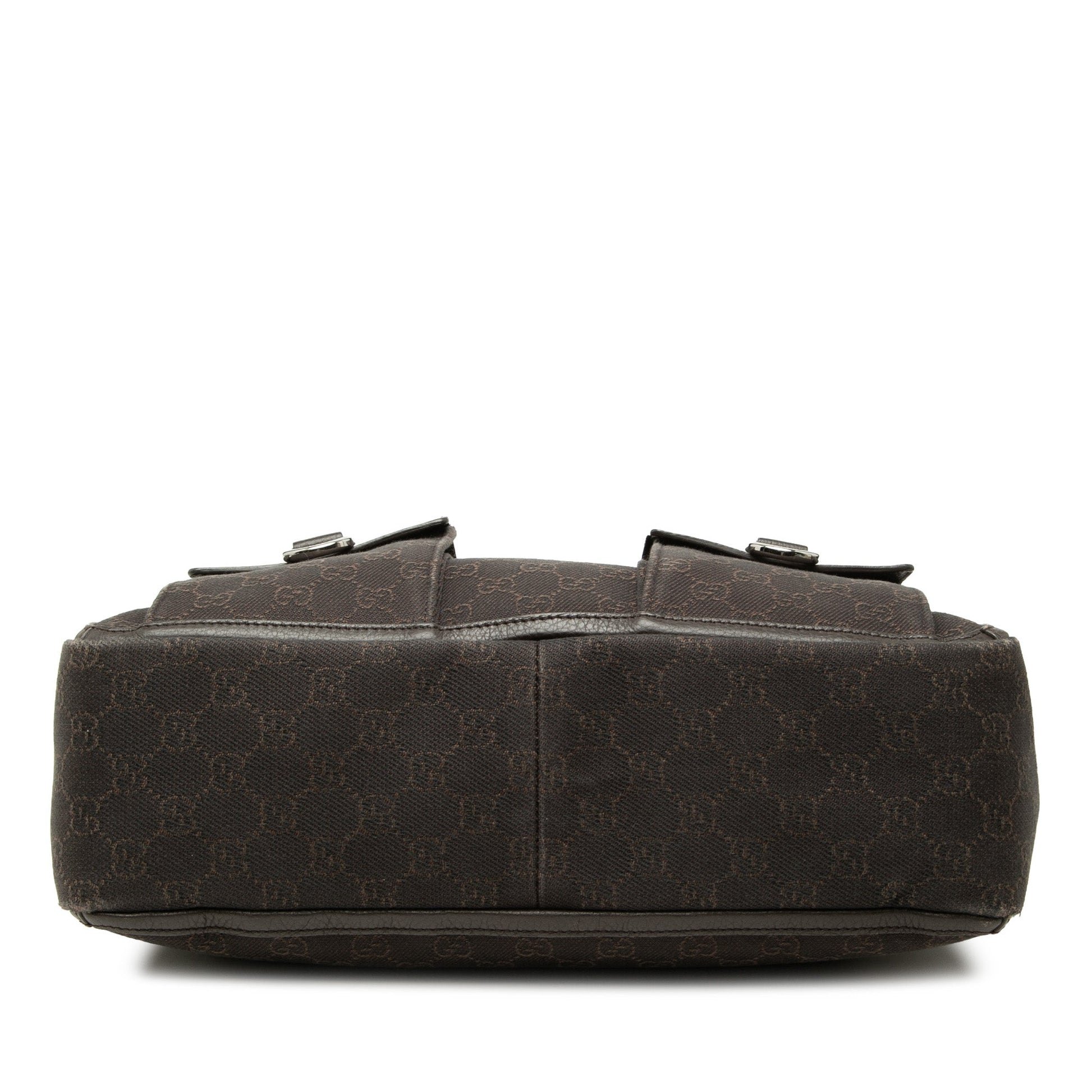 Gucci GG Denim Abbey D Ring Pocket Tote
