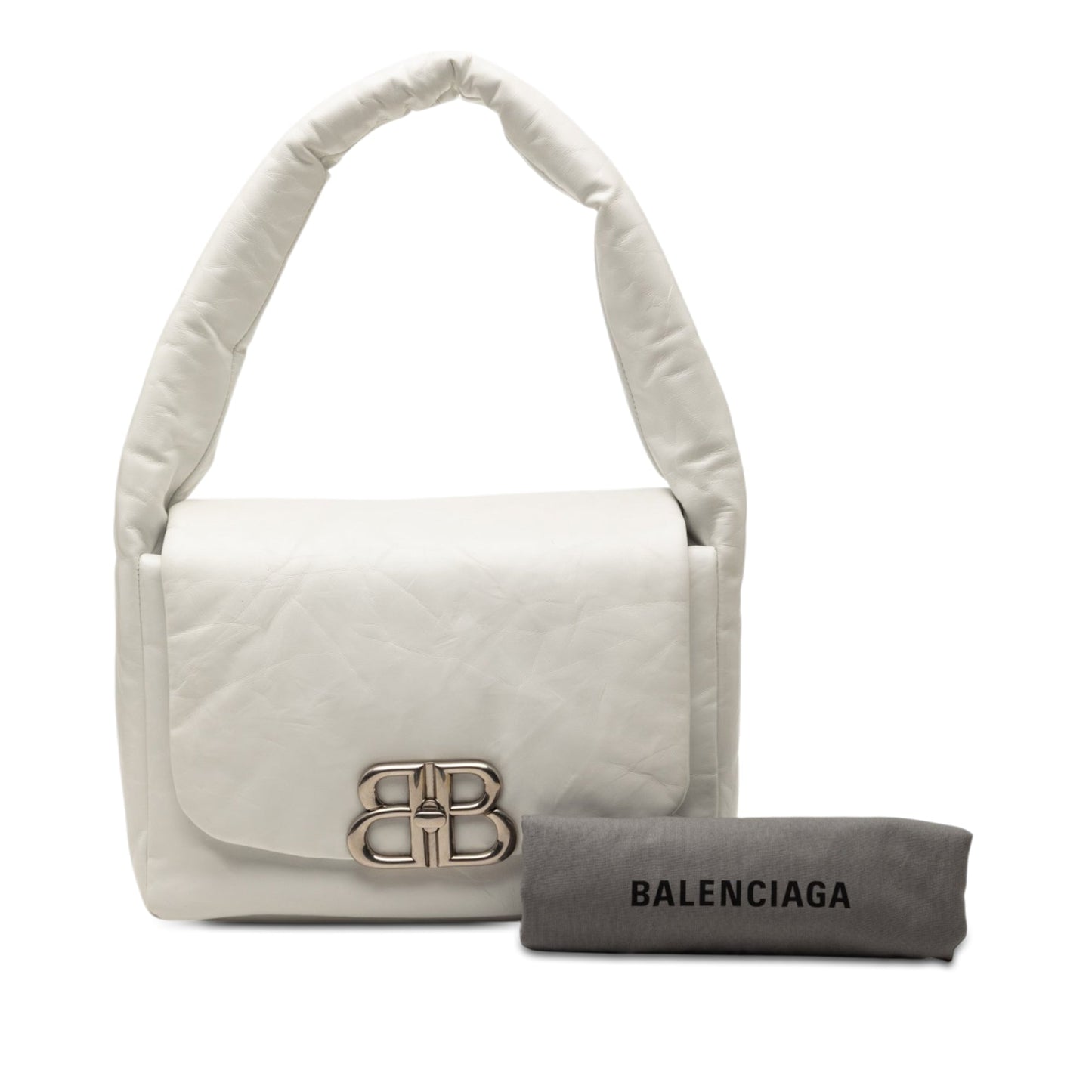 Balenciaga Small Calfskin Monaco Sling Shoulder Bag