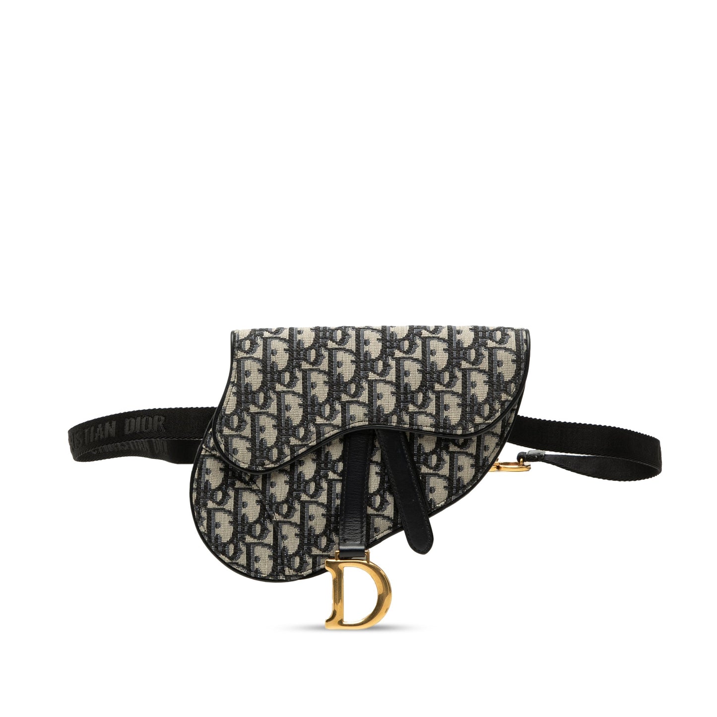 Dior Oblique Canvas Saddle Belt Bag