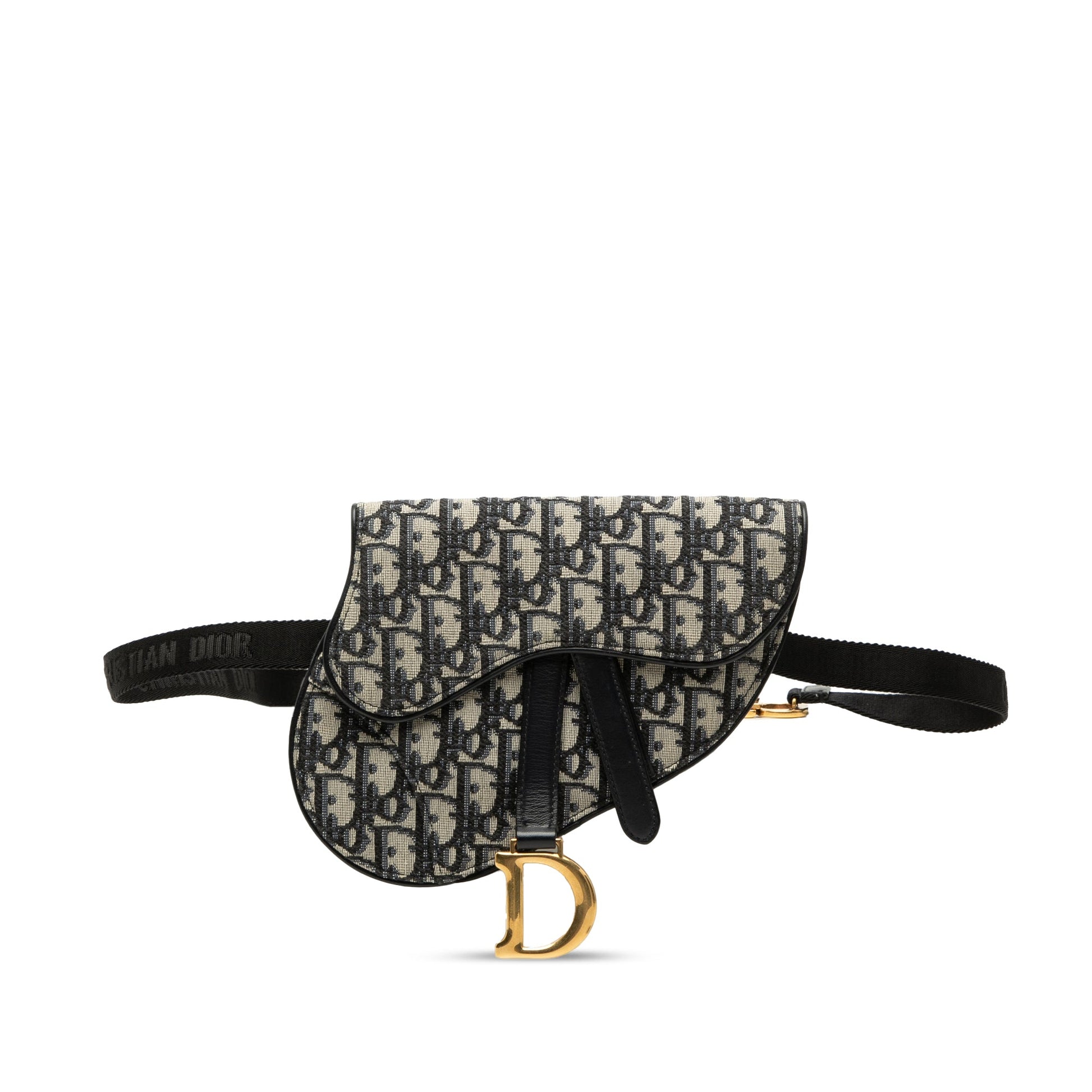 Dior Oblique Canvas Saddle Belt Bag
