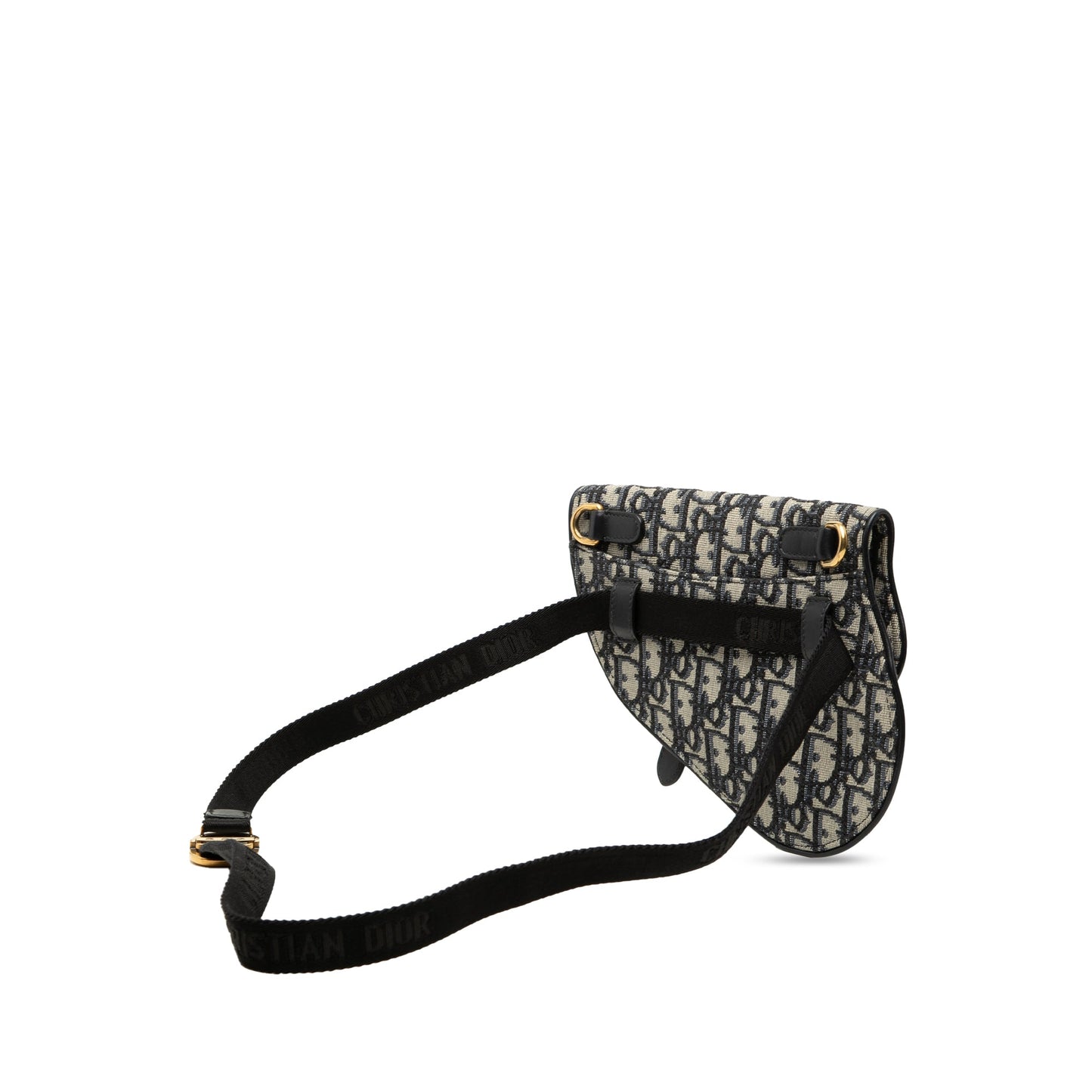 Dior Oblique Canvas Saddle Belt Bag