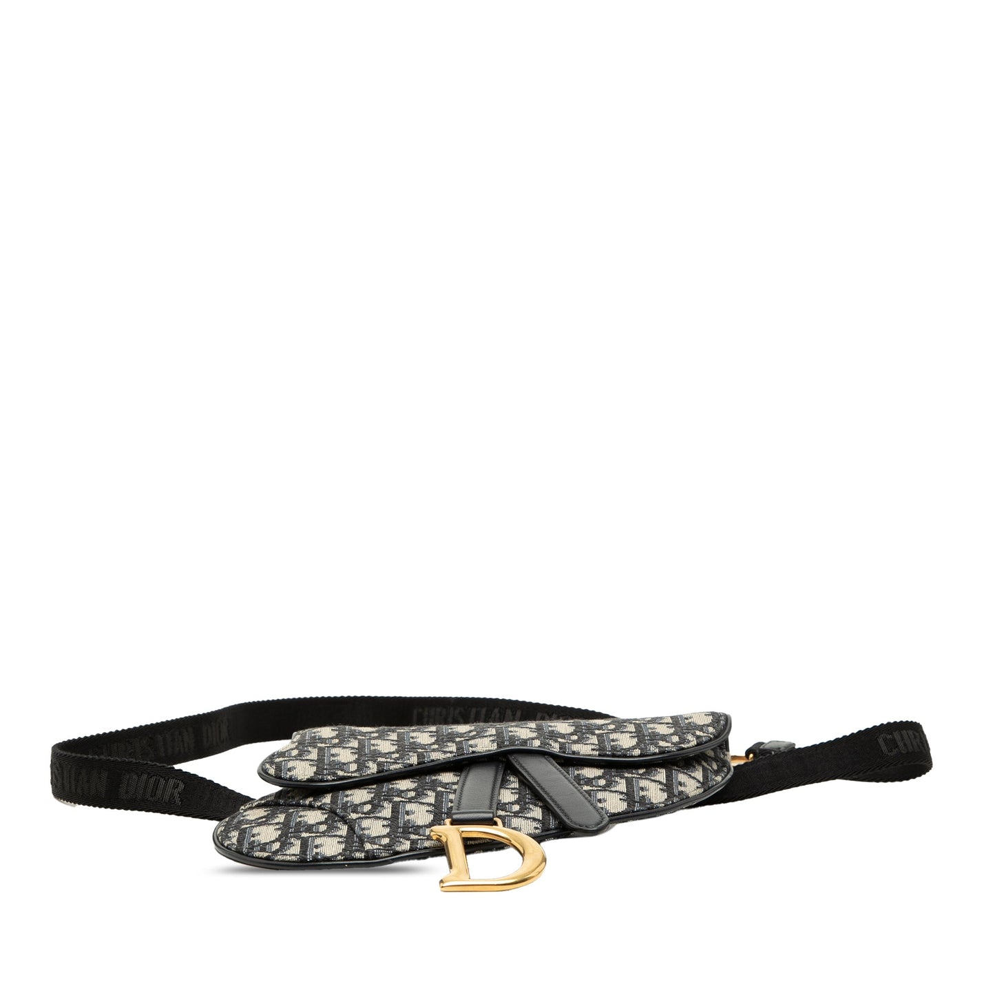 Dior Oblique Canvas Saddle Belt Bag