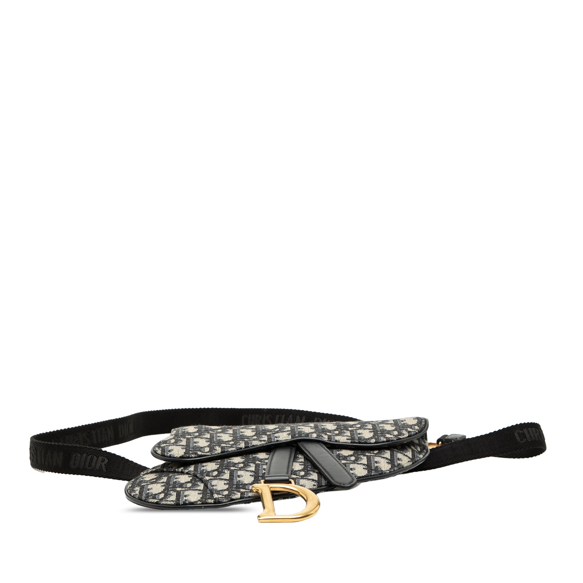 Dior Oblique Canvas Saddle Belt Bag