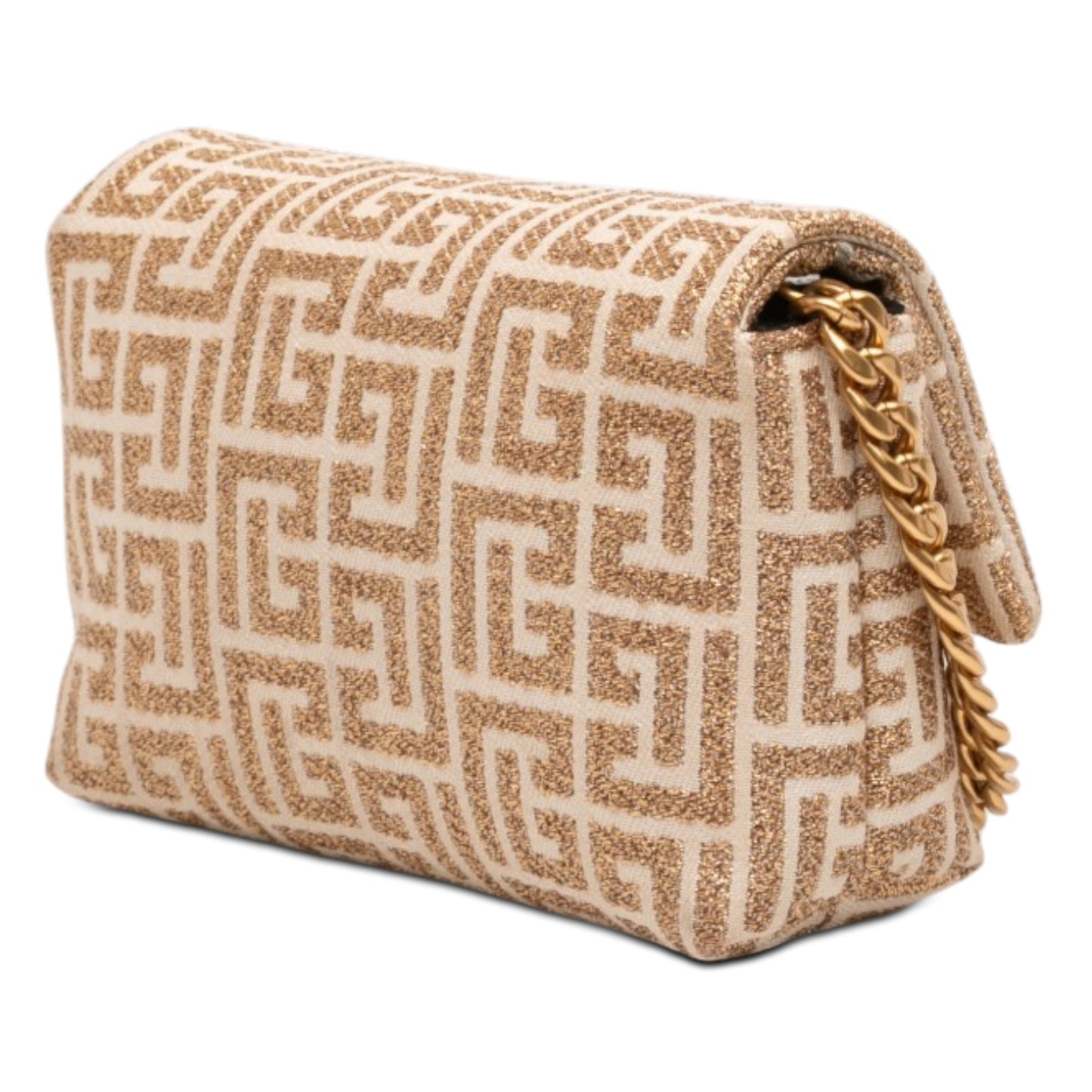 Balmain Mini Monogram Jacquard 1945 Crossbody