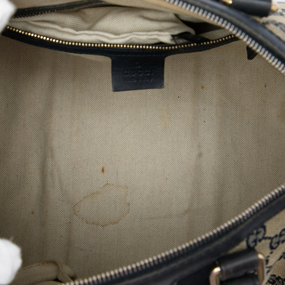 Gucci Medium GG Canvas Web Joy Boston Bag