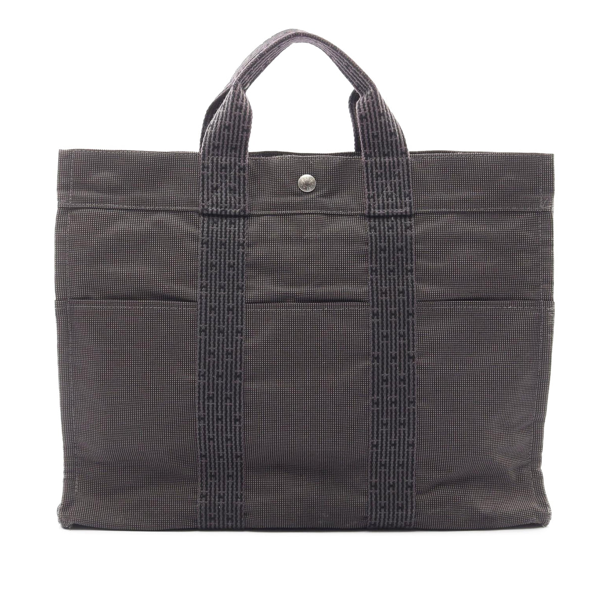 Hermès Canvas Herline MM — Gray