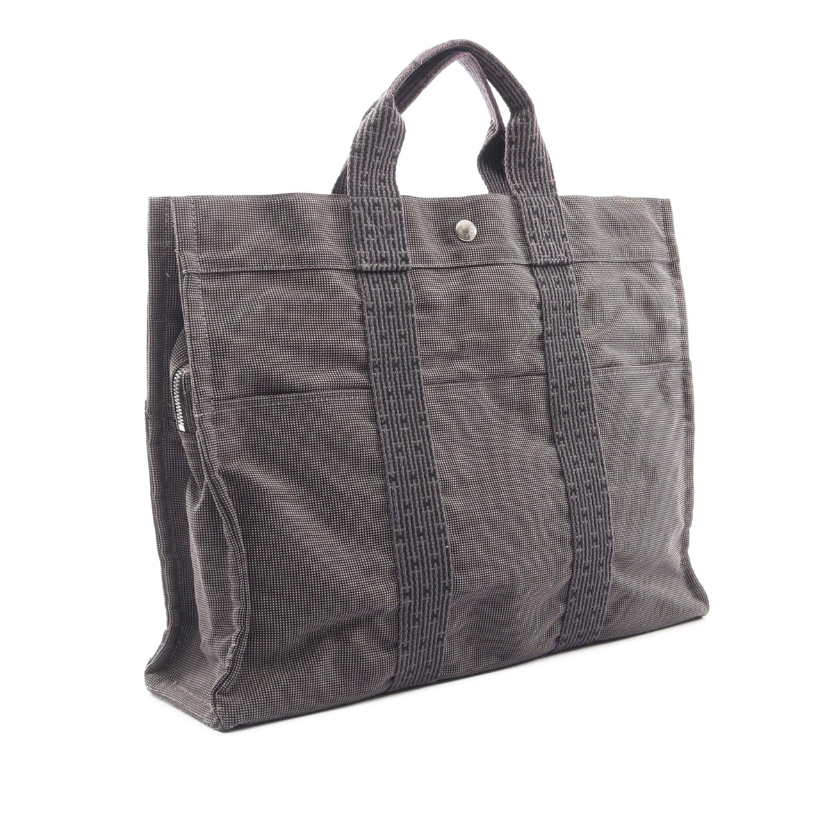 Hermès Canvas Herline MM — Gray
