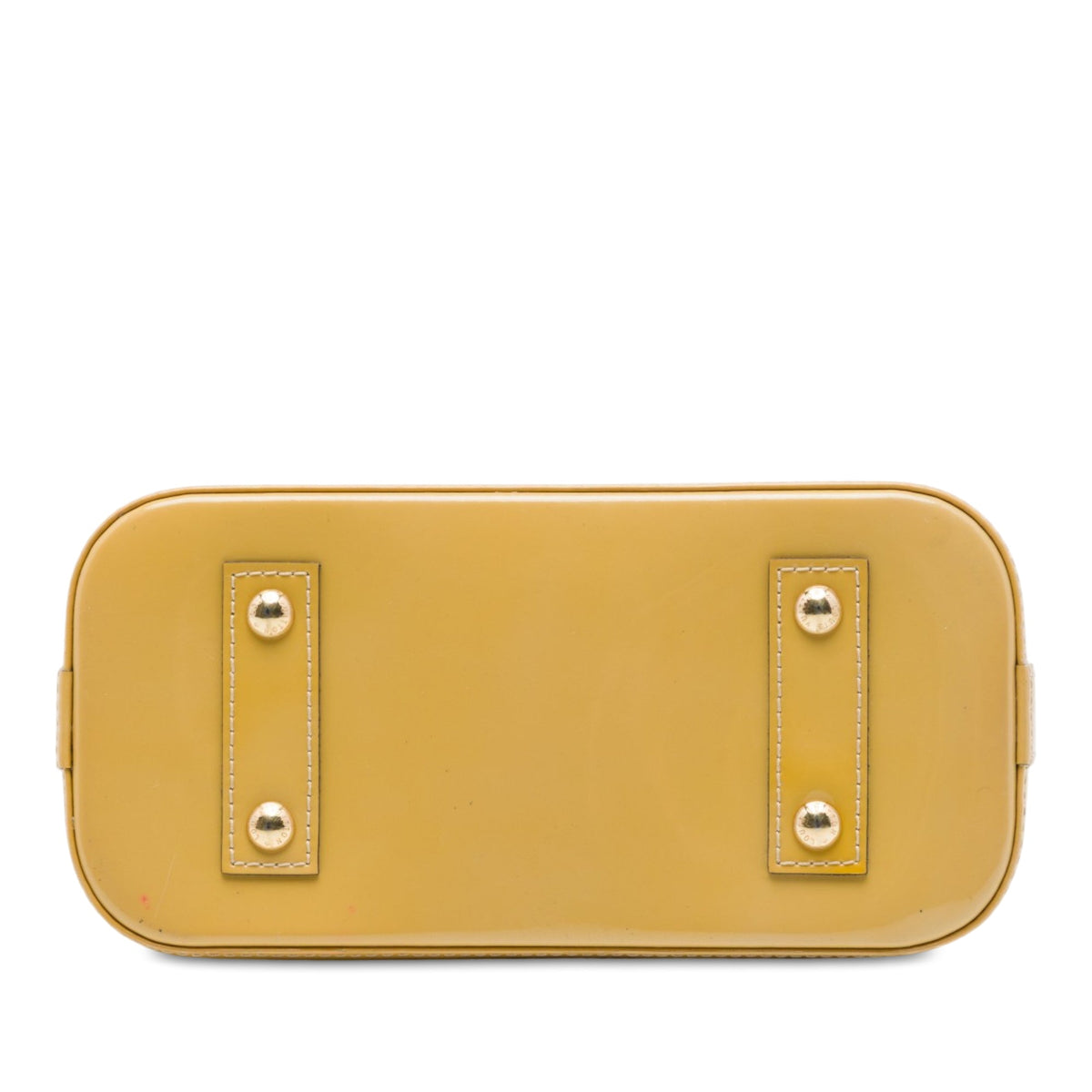 Louis Vuitton Monogram Vernis Alma BB — Yellow