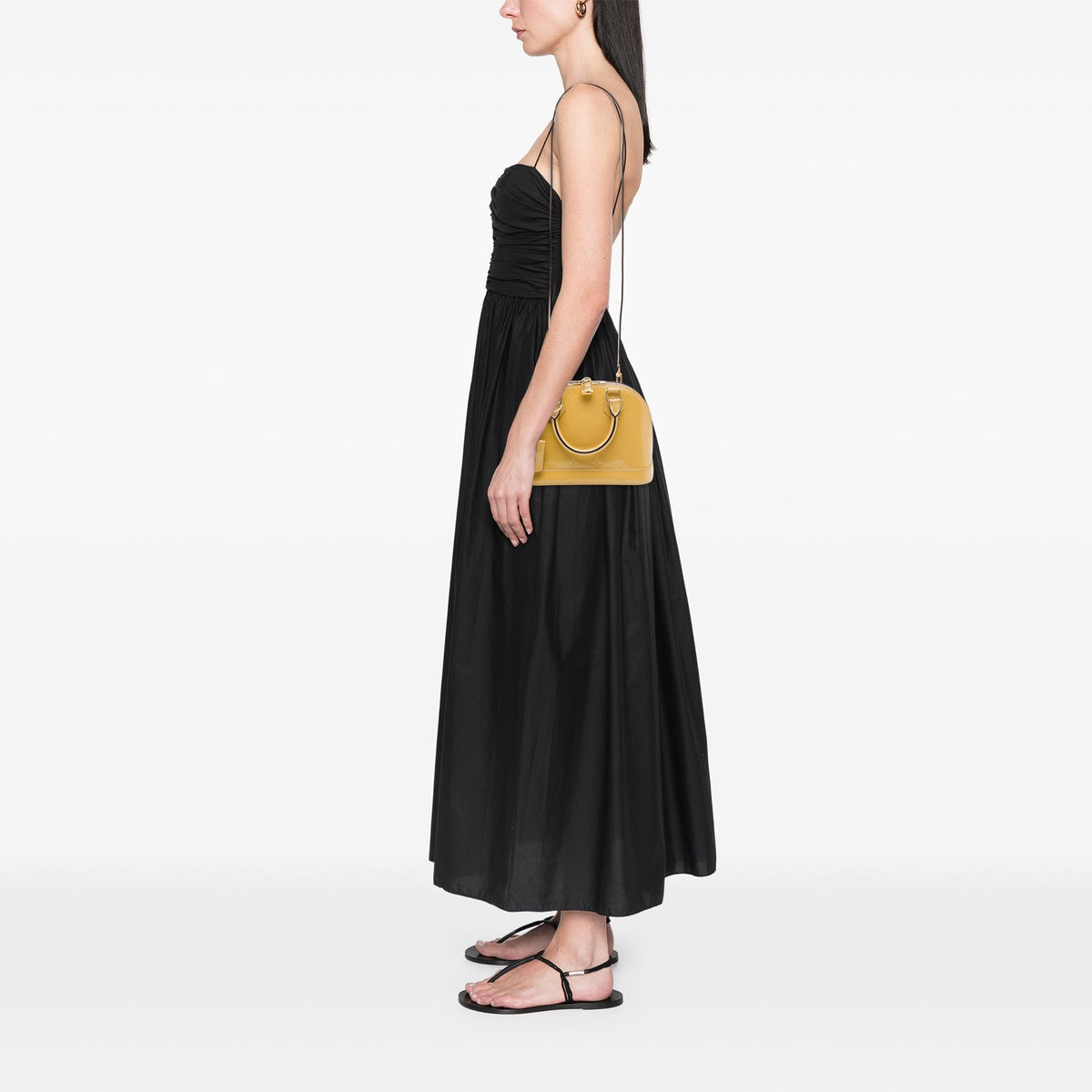 Louis Vuitton Monogram Vernis Alma BB — Yellow