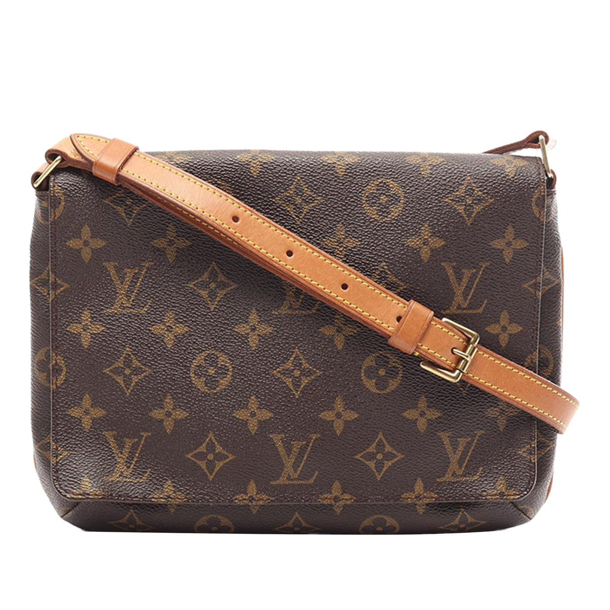 Louis Vuitton Monogram Musette Tango Short Strap — Brown