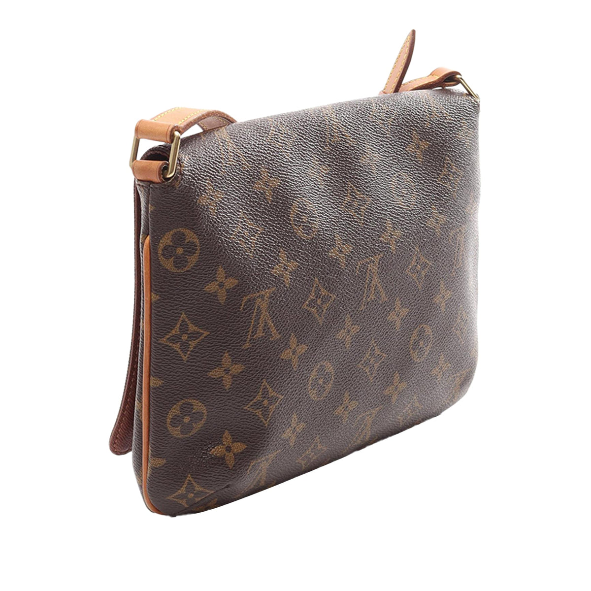 Louis Vuitton Monogram Musette Tango Short Strap — Brown