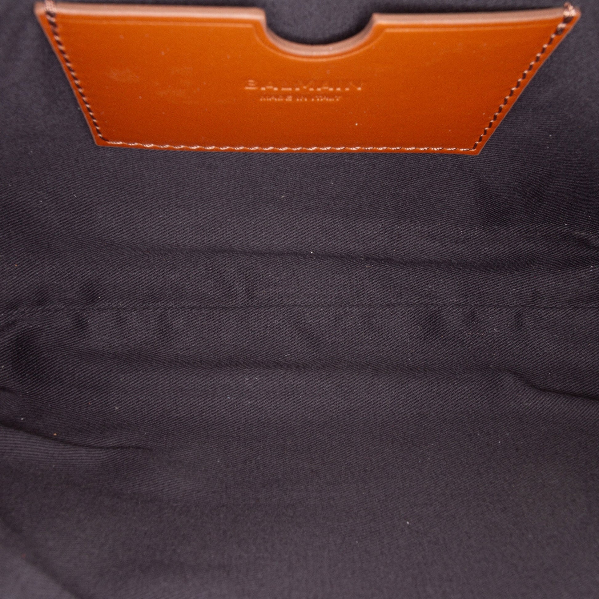Balmain Mini Canvas B Army Logo Satchel