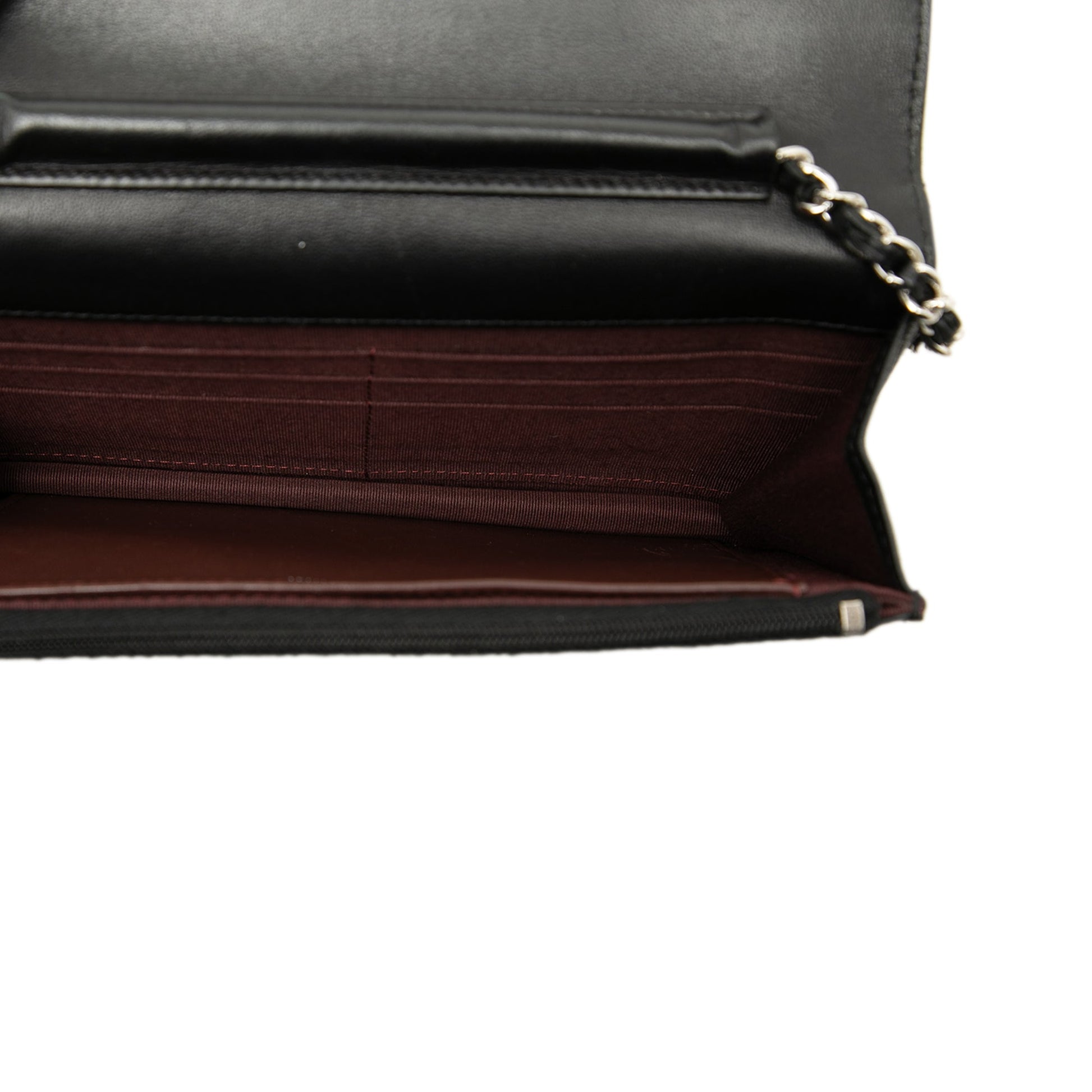 Chanel CC Quilted Lambskin Wallet On Chain