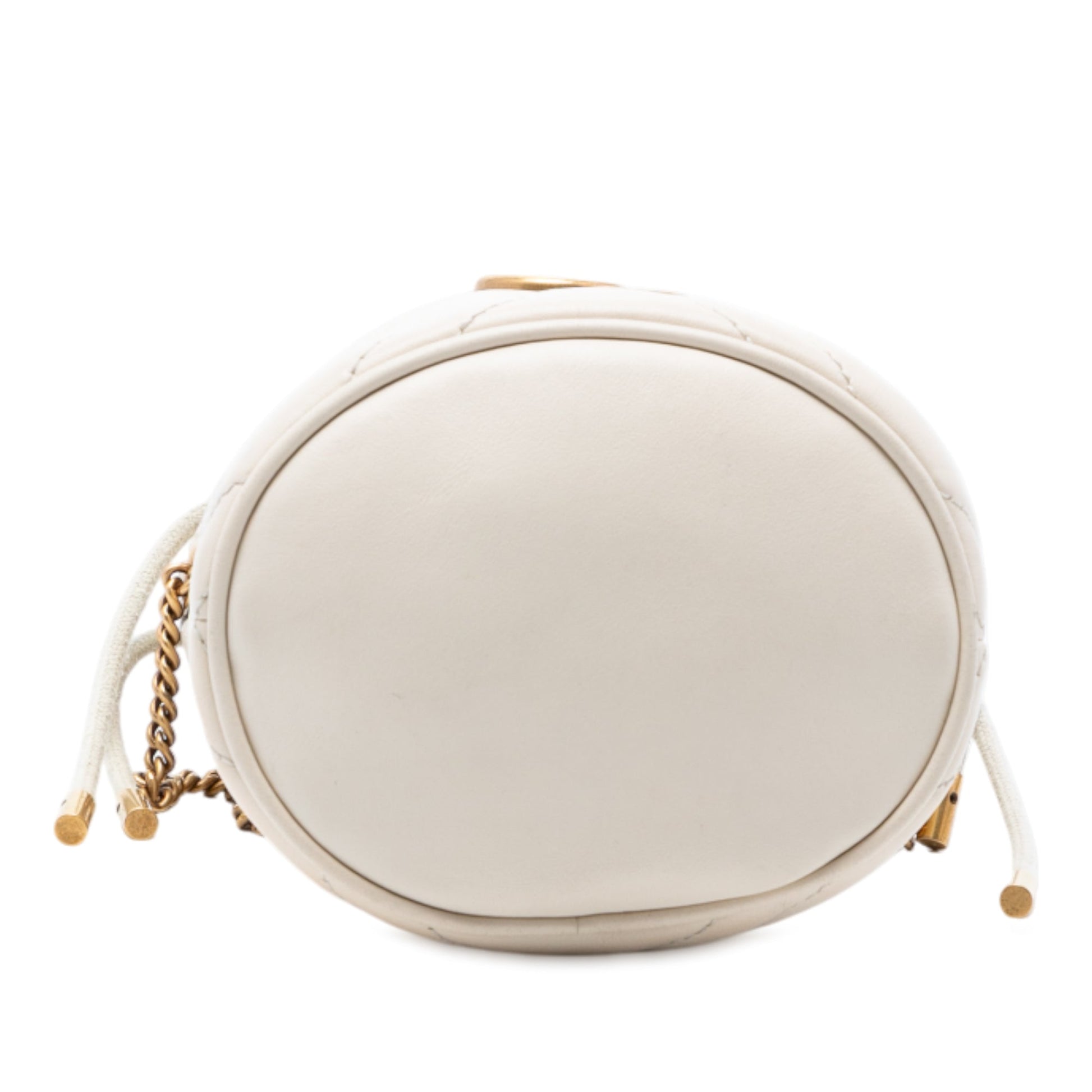 Gucci Small GG Marmont Leather Matelasse Bucket Bag