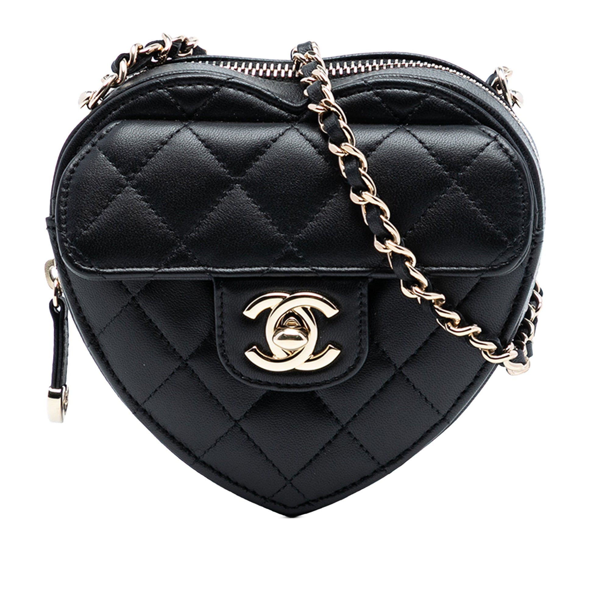 Chanel Mini Lambskin CC in Love Heart Crossbody