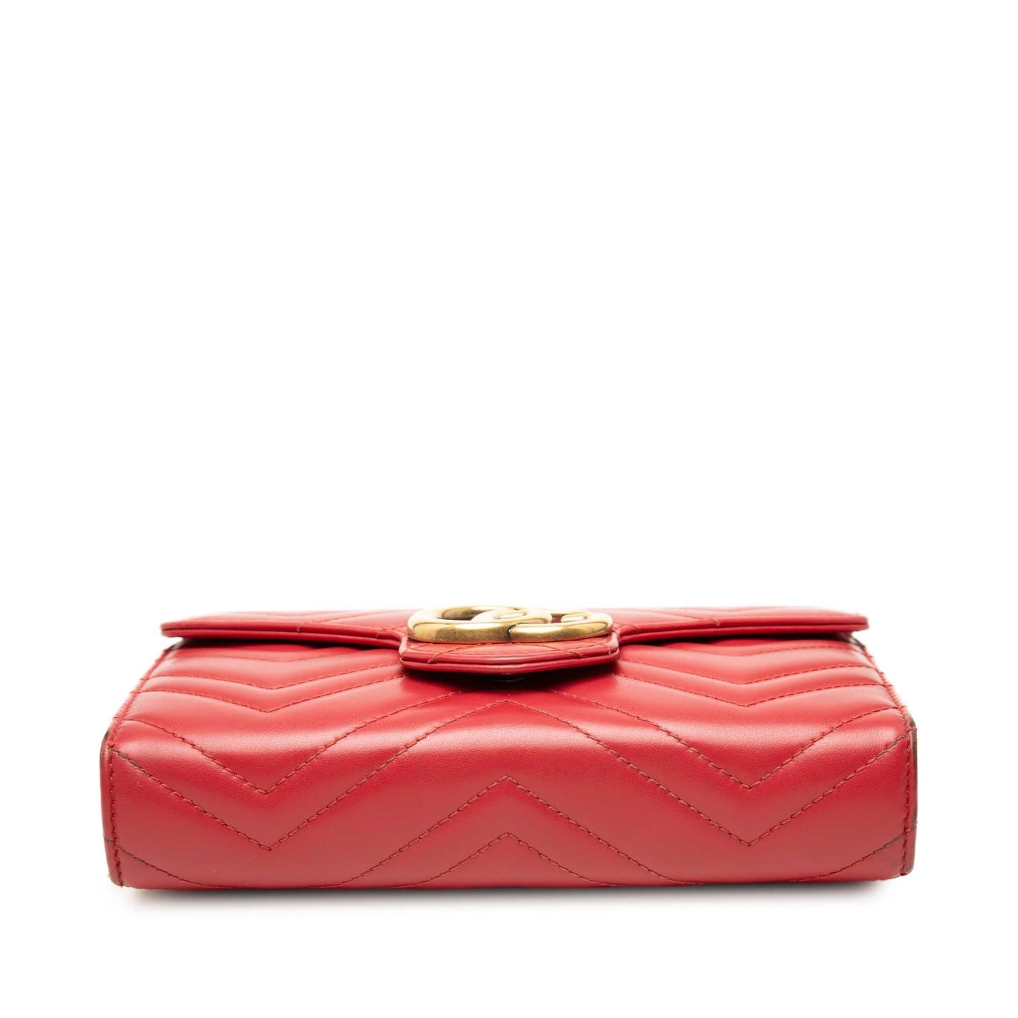 Gucci GG Marmont Matelasse Calfskin Wallet On Chain