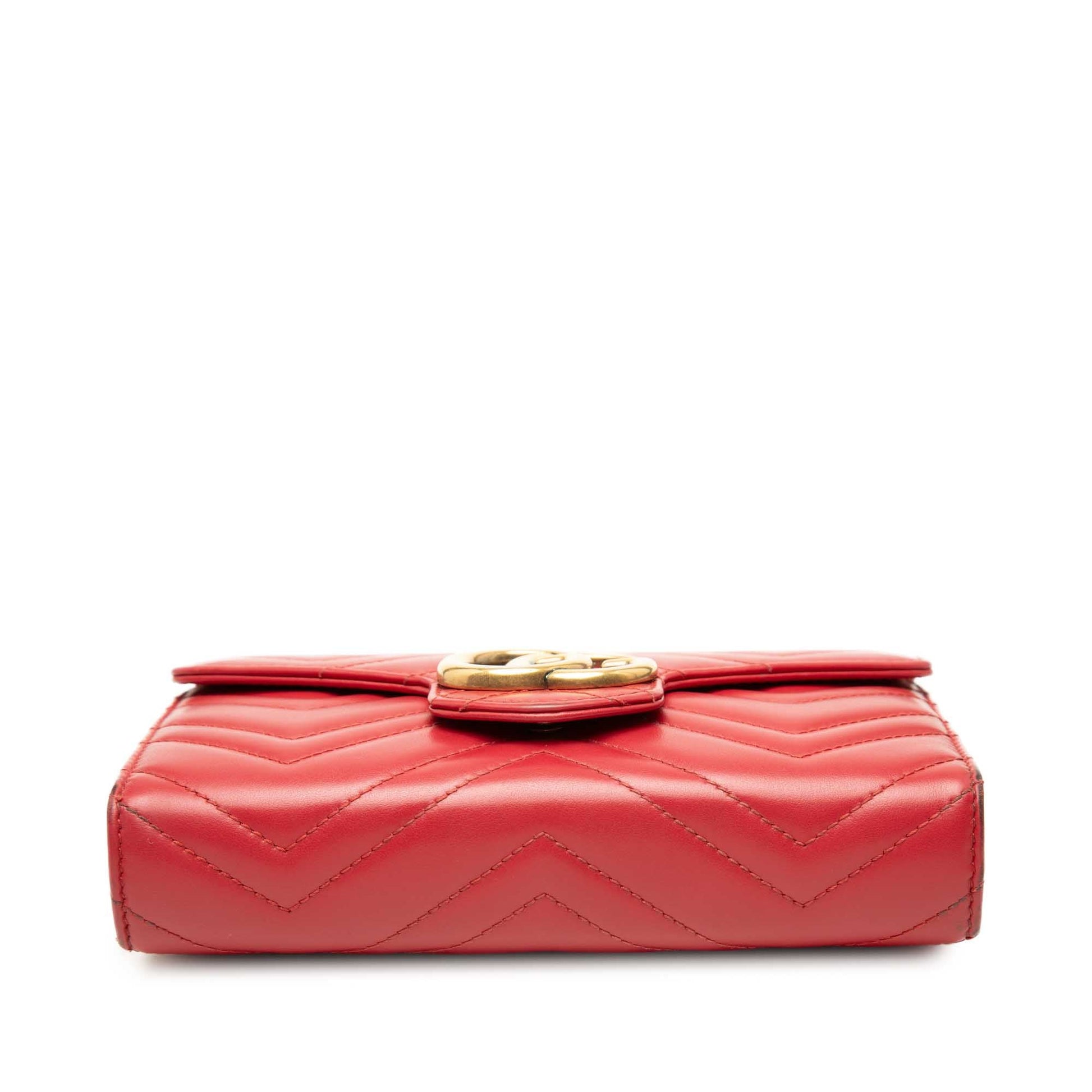 Gucci GG Marmont Matelasse Calfskin Wallet On Chain