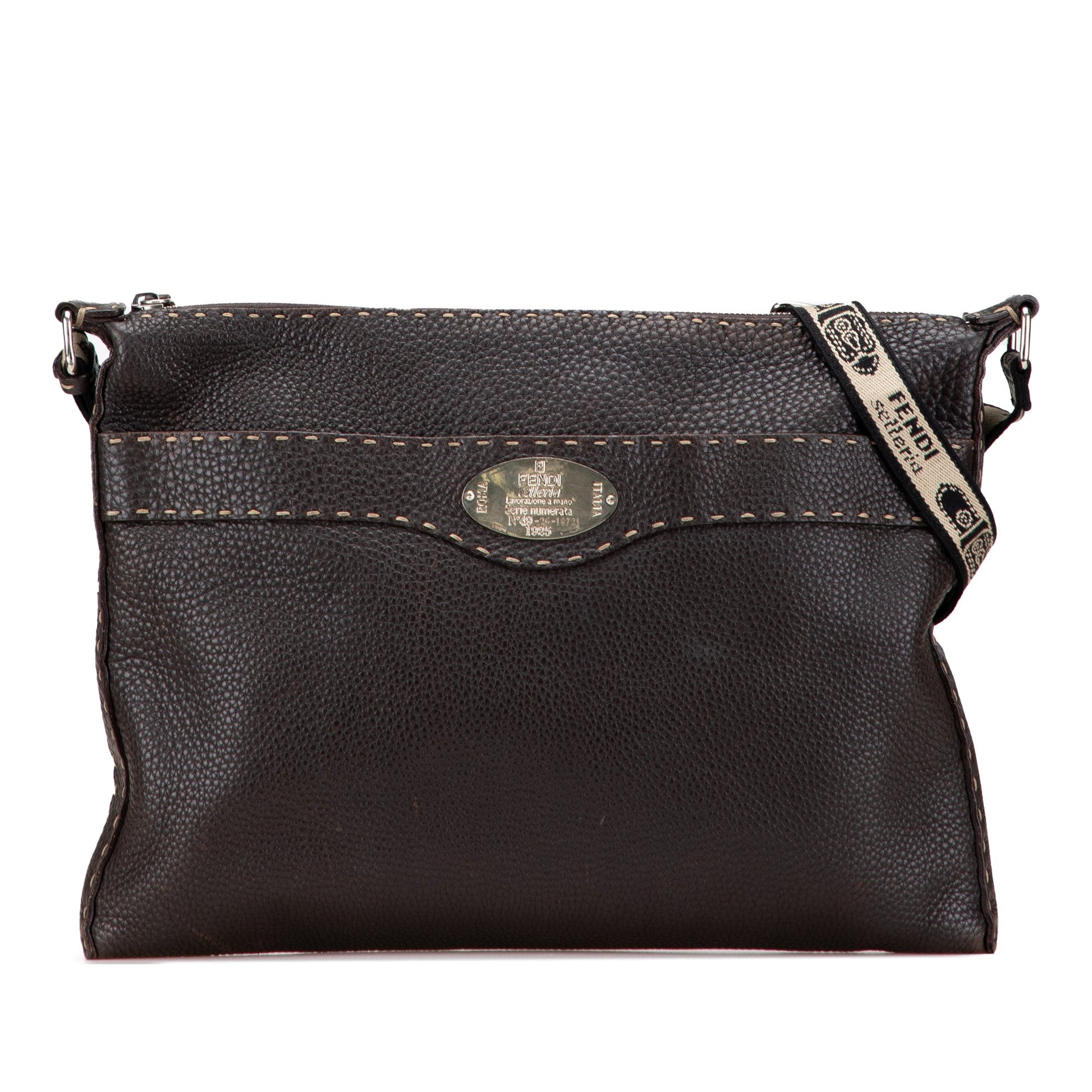 Fendi Leather Selleria Crossbody