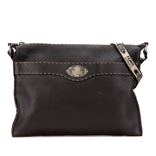 Fendi Leather Selleria Crossbody