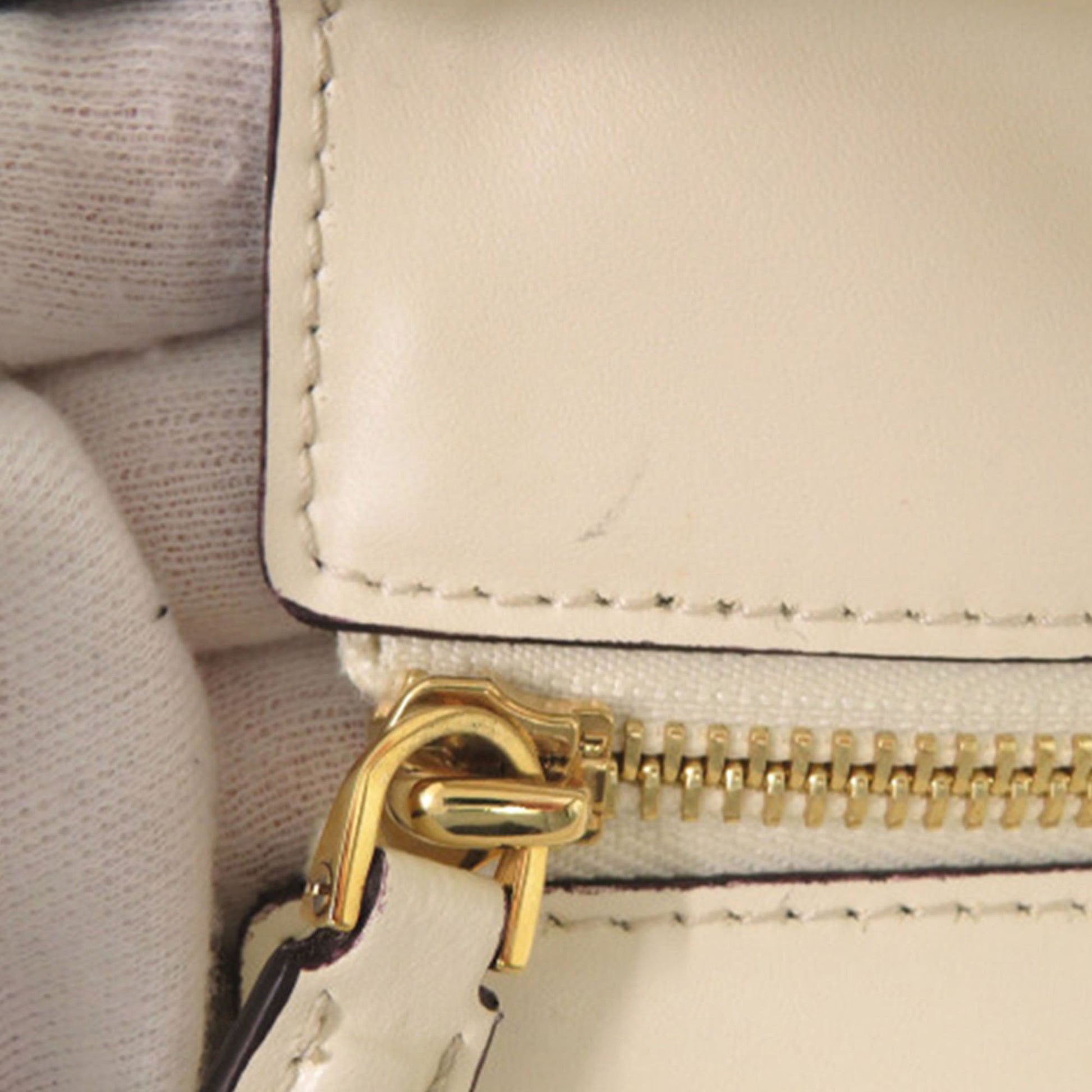 Ferragamo Medium Stitched Leather Amy Tote