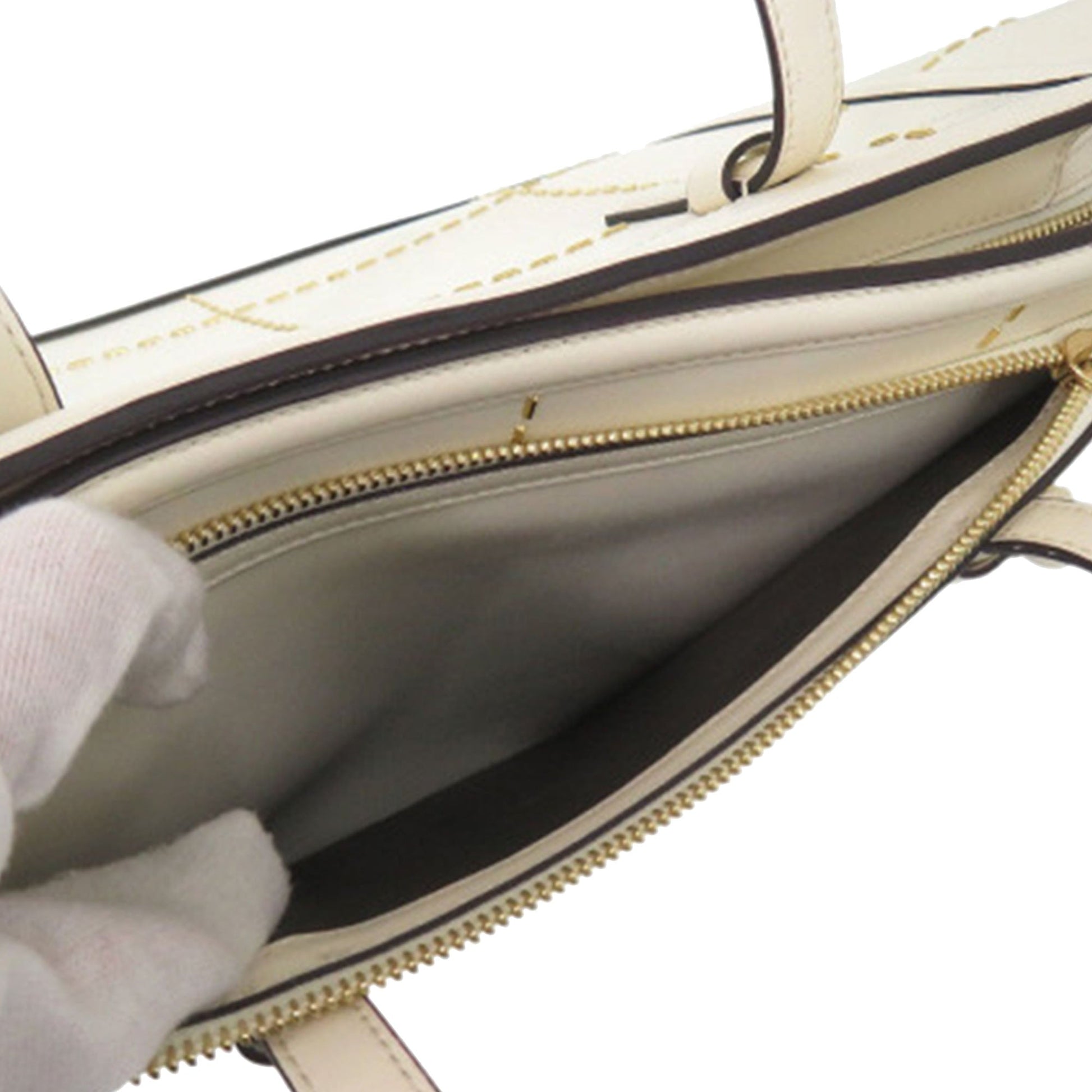 Ferragamo Medium Stitched Leather Amy Tote