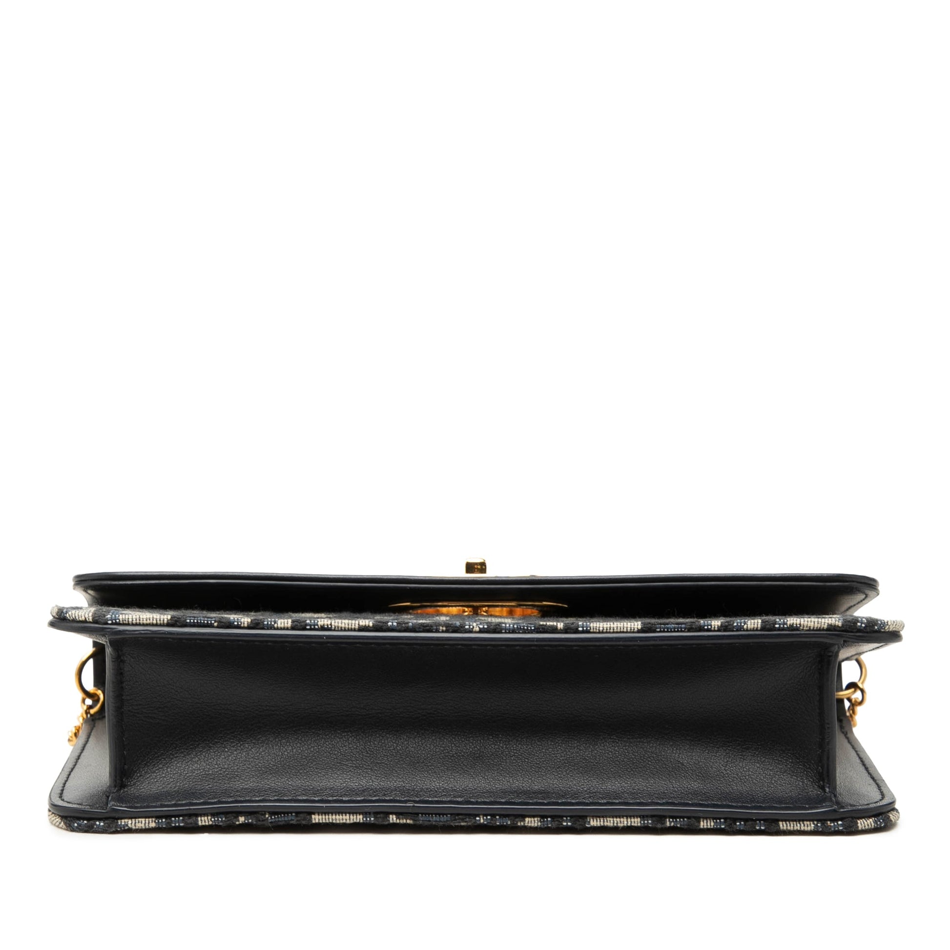 Dior Oblique Jacquard and Calfskin Miss Caro Pouch with Chain