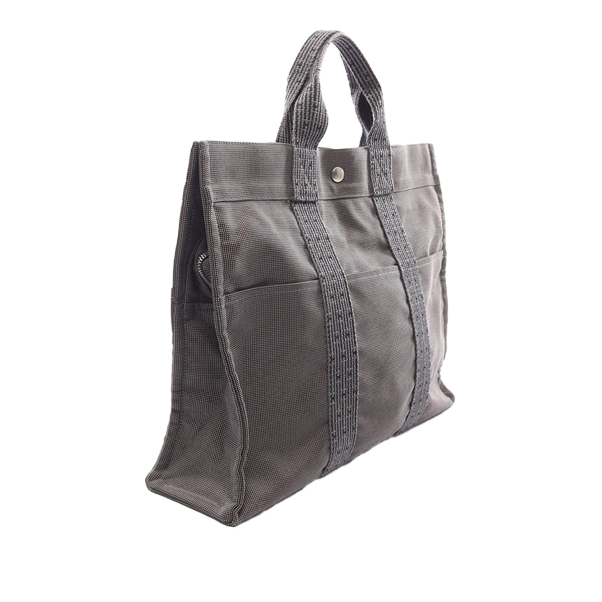 Hermès Canvas Herline MM — Gray