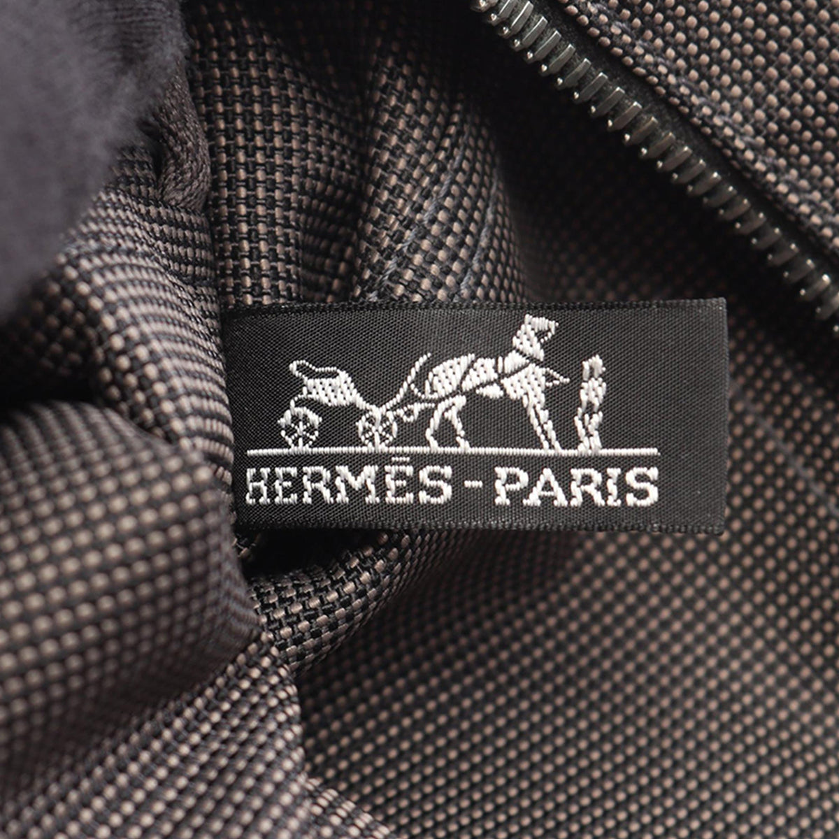 Hermès Canvas Herline MM — Gray
