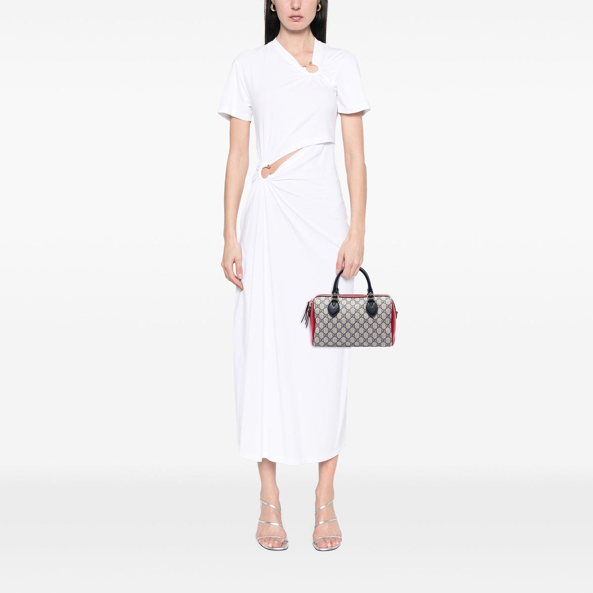 Gucci Small GG Supreme Boston Bag