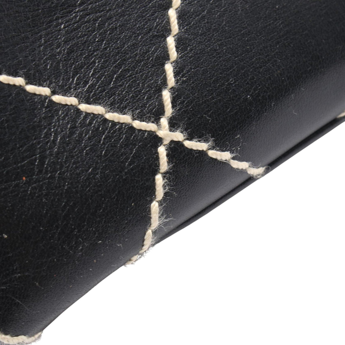 Chanel Small CC Quilted Calfskin Wild Stitch Tote
