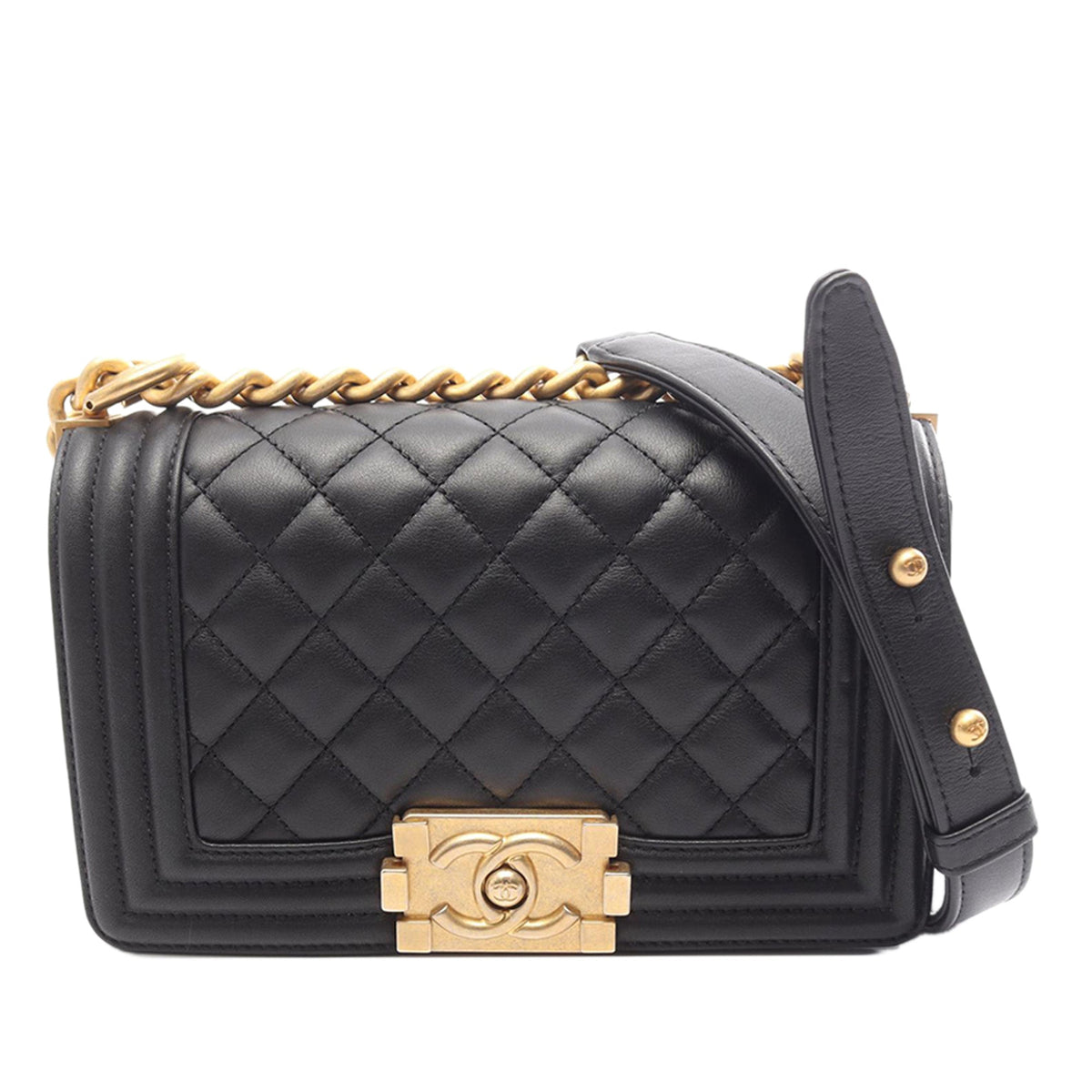 Chanel Small Quilted Lambskin Boy Flap
