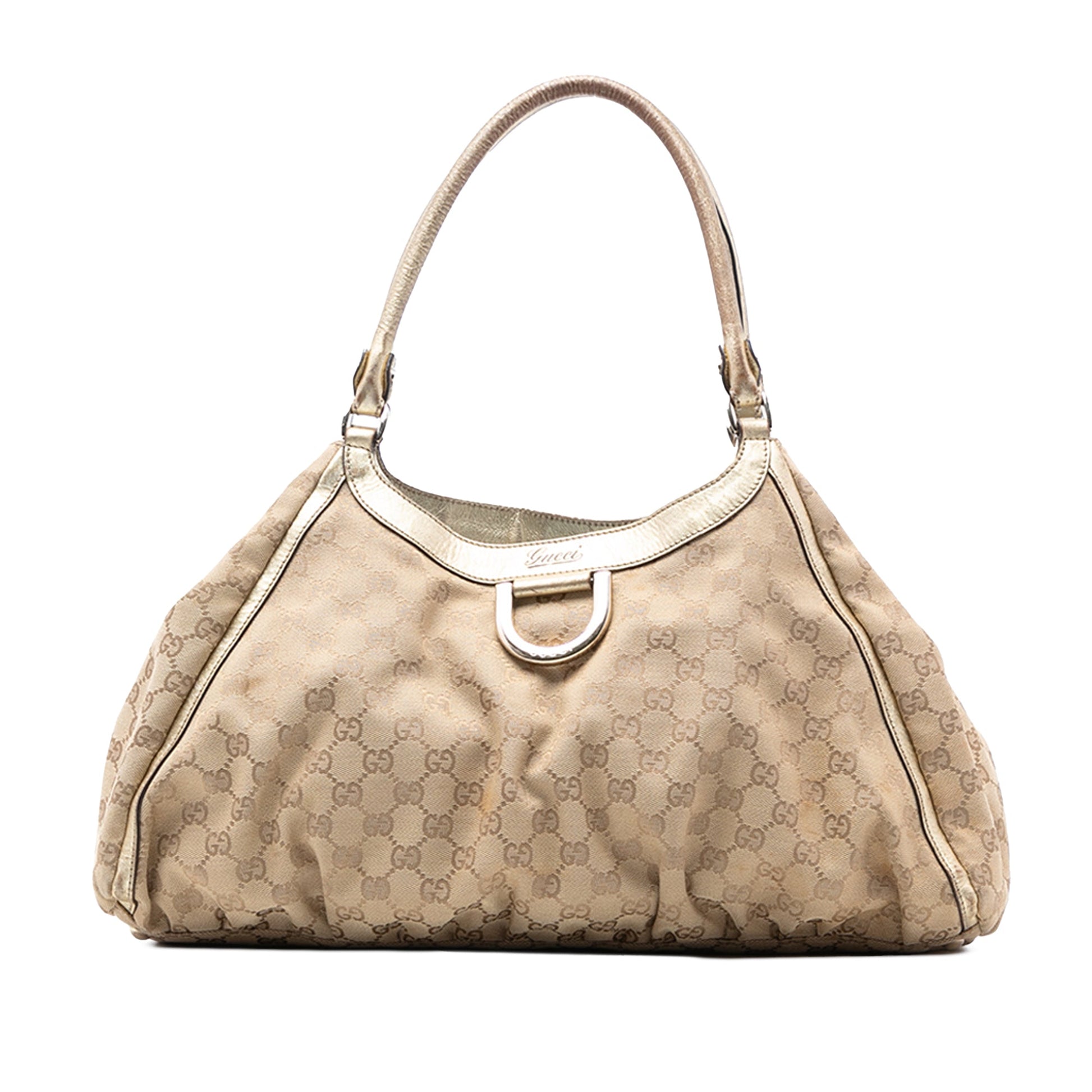 Gucci GG Canvas Abbey D Ring Shoulder Bag
