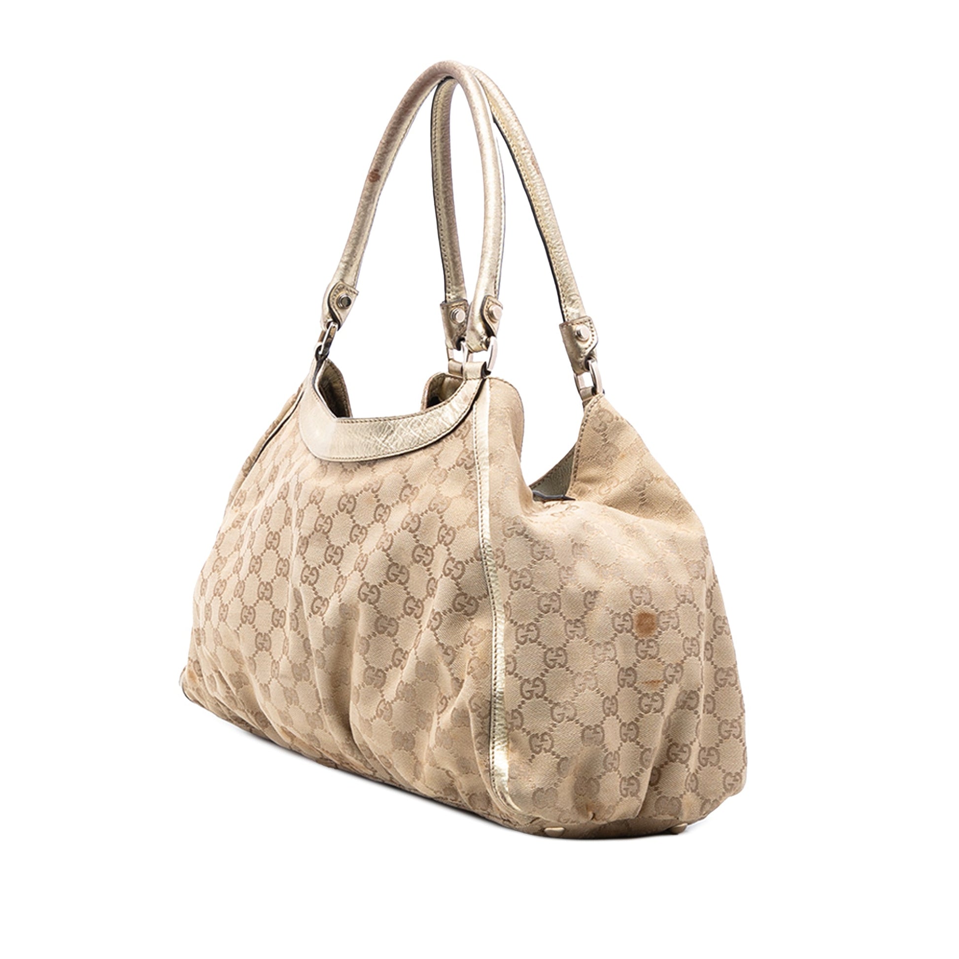 Gucci GG Canvas Abbey D Ring Shoulder Bag
