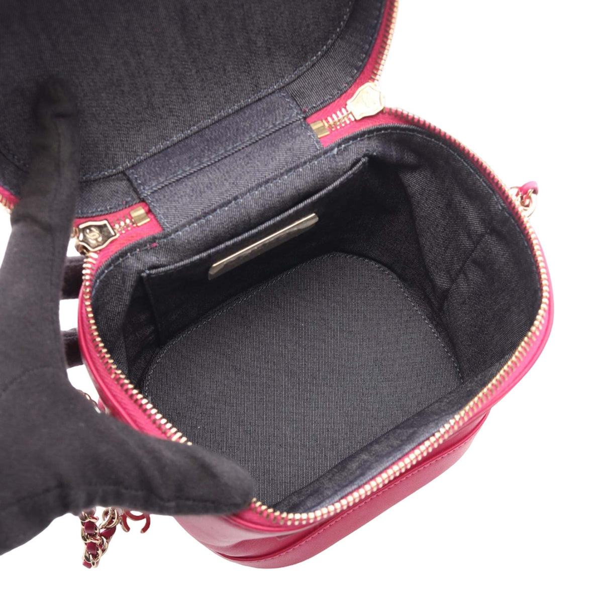 Chanel Lambskin CC Mania Vanity Case