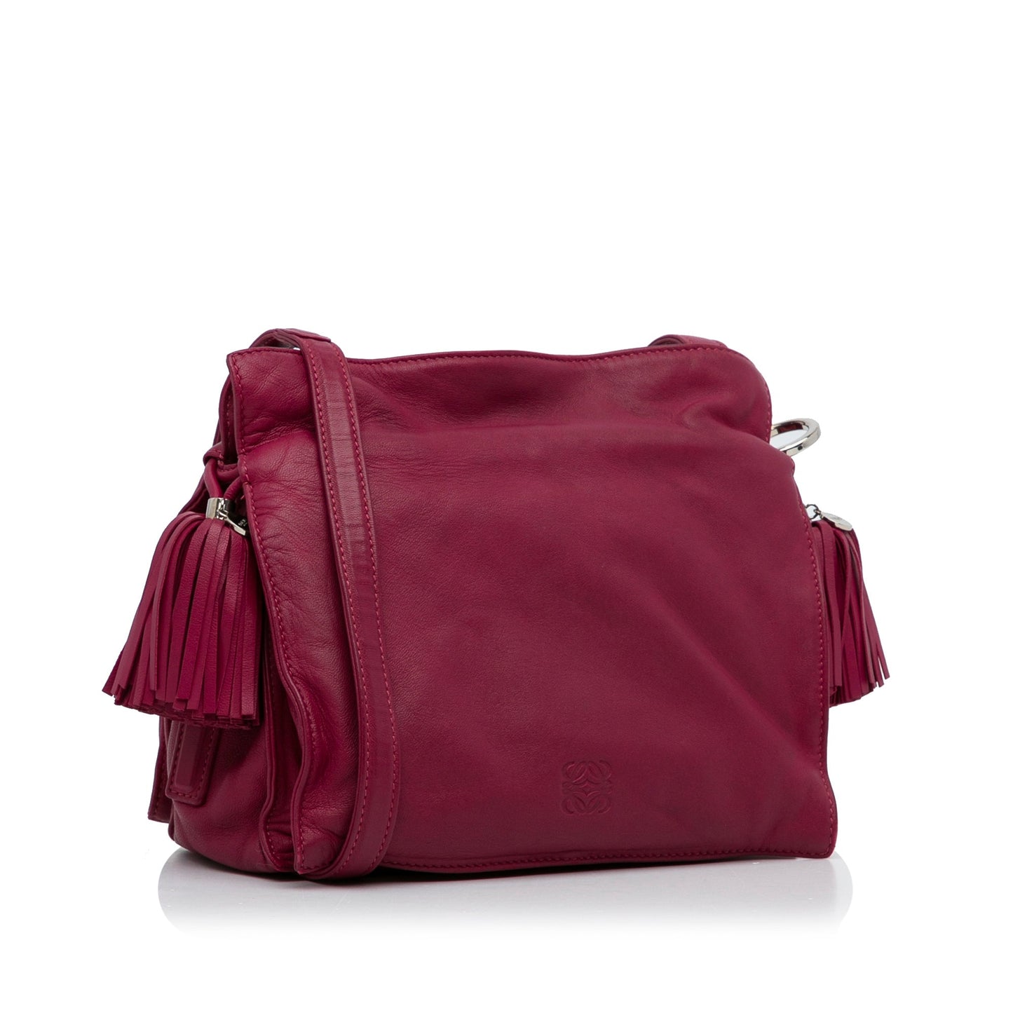 LOEWE Small Leather Flamenco Crossbody Bag