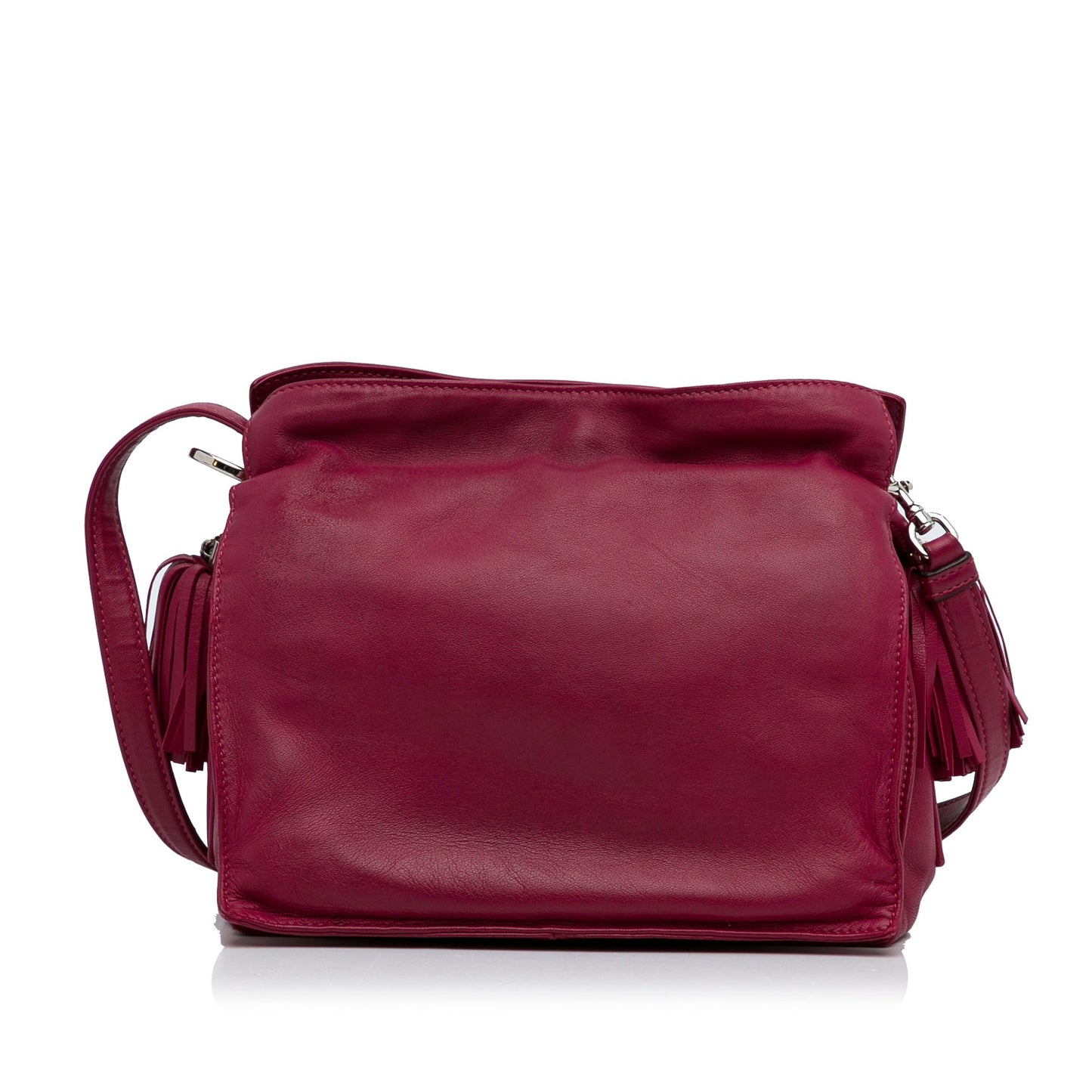 LOEWE Small Leather Flamenco Crossbody Bag