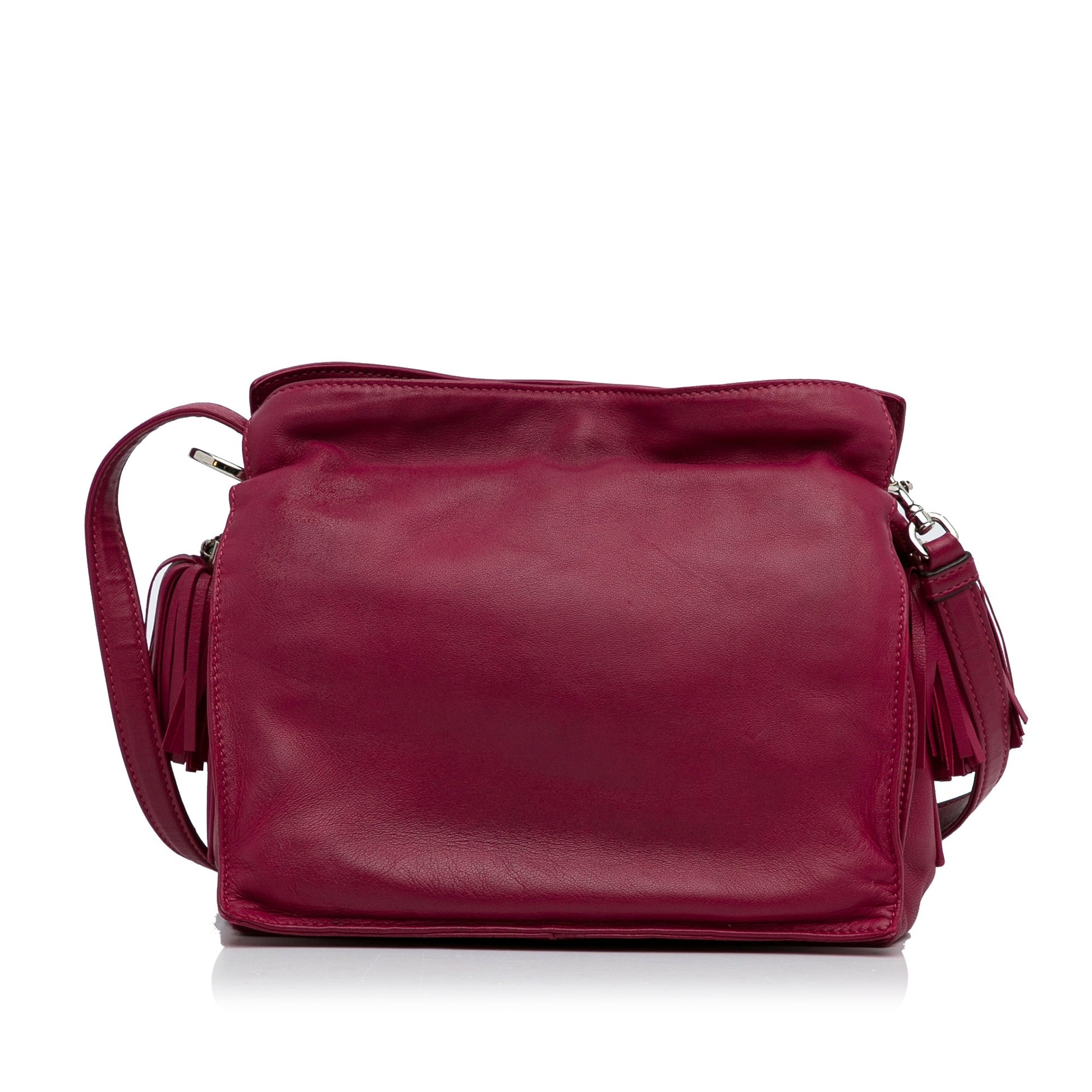 LOEWE Small Leather Flamenco Crossbody Bag