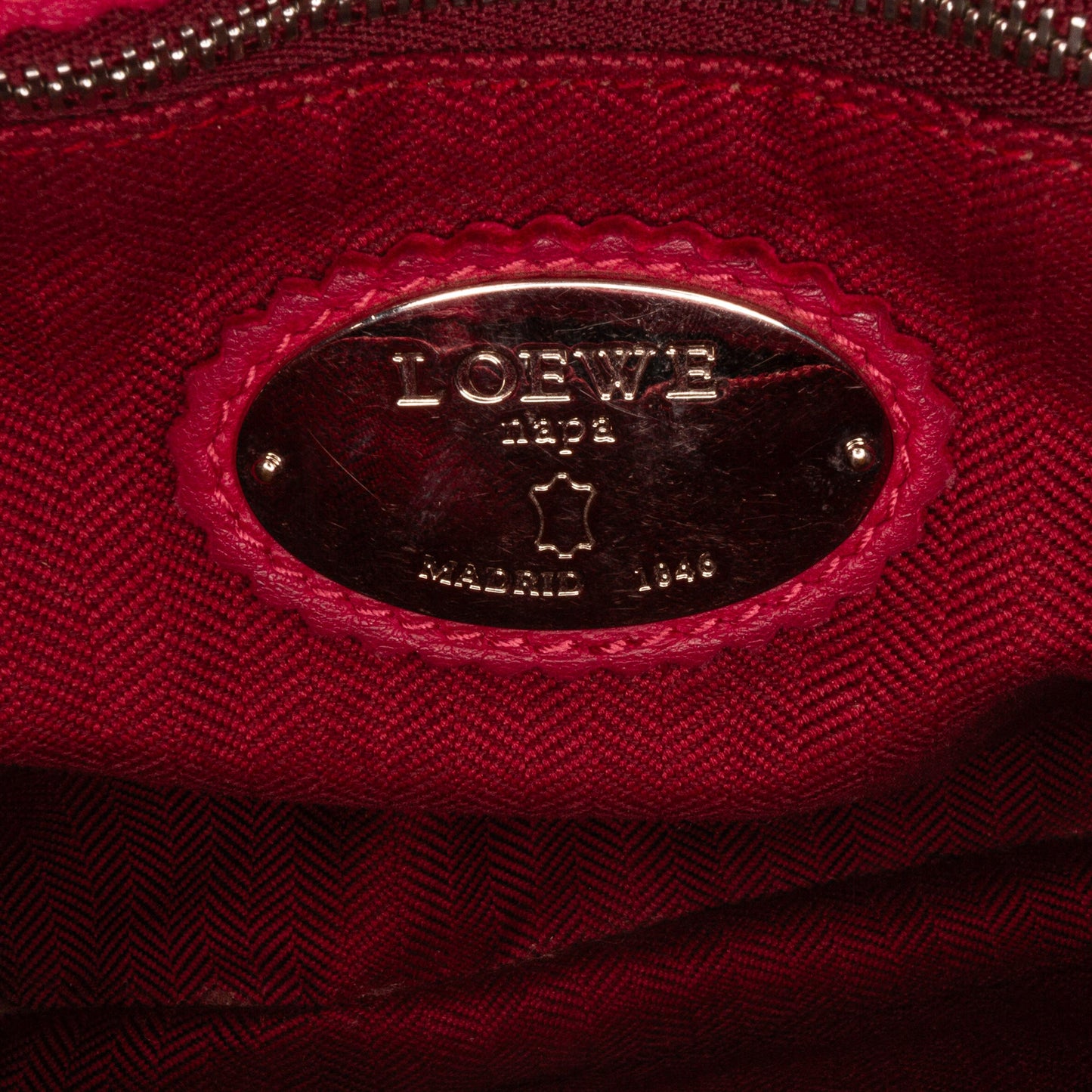 LOEWE Small Leather Flamenco Crossbody Bag