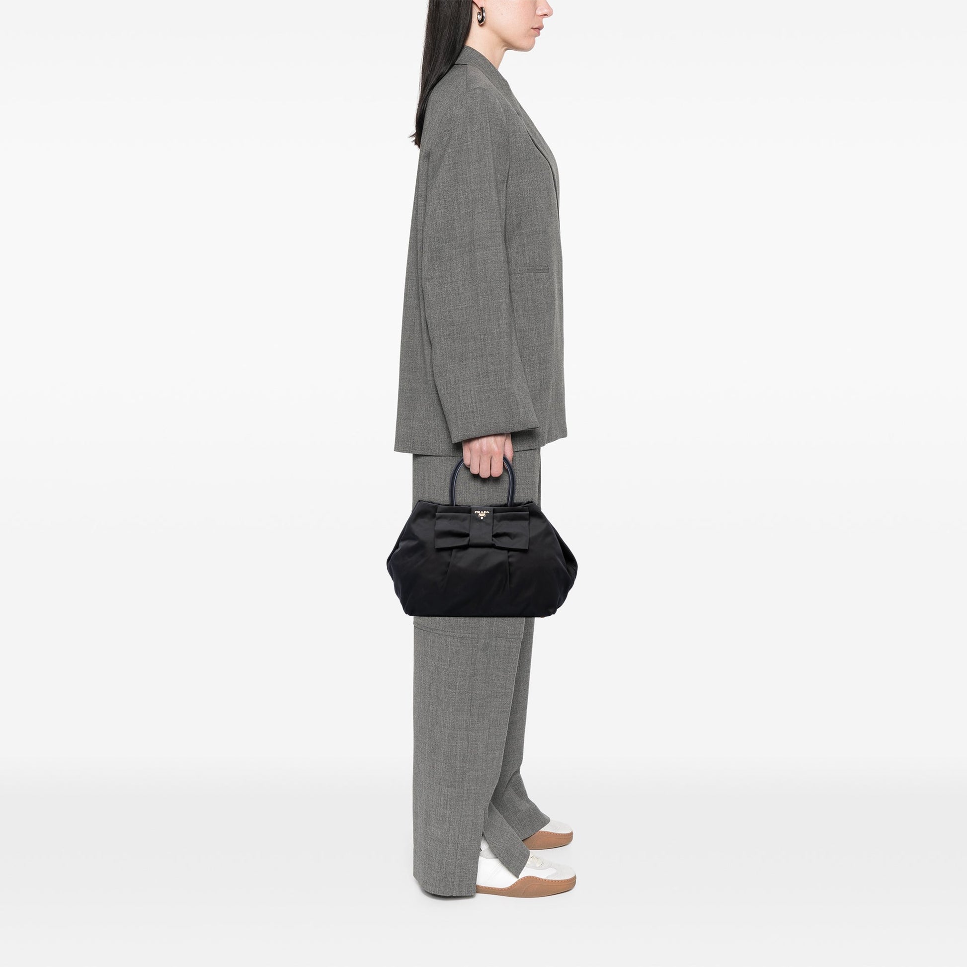 Prada Tessuto Fiocco Bow Handbag
