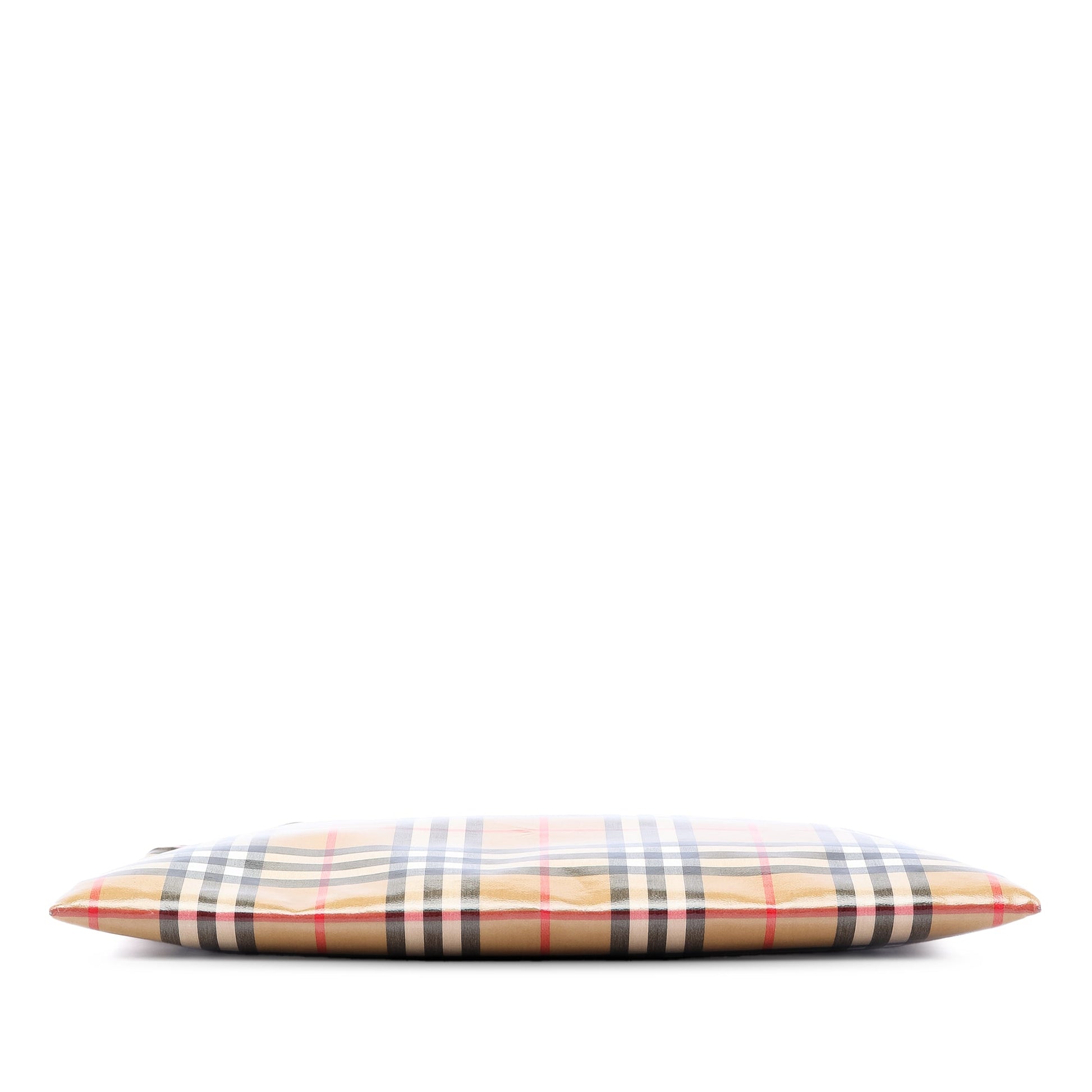 Burberry House Check Coated Canvas Clutch