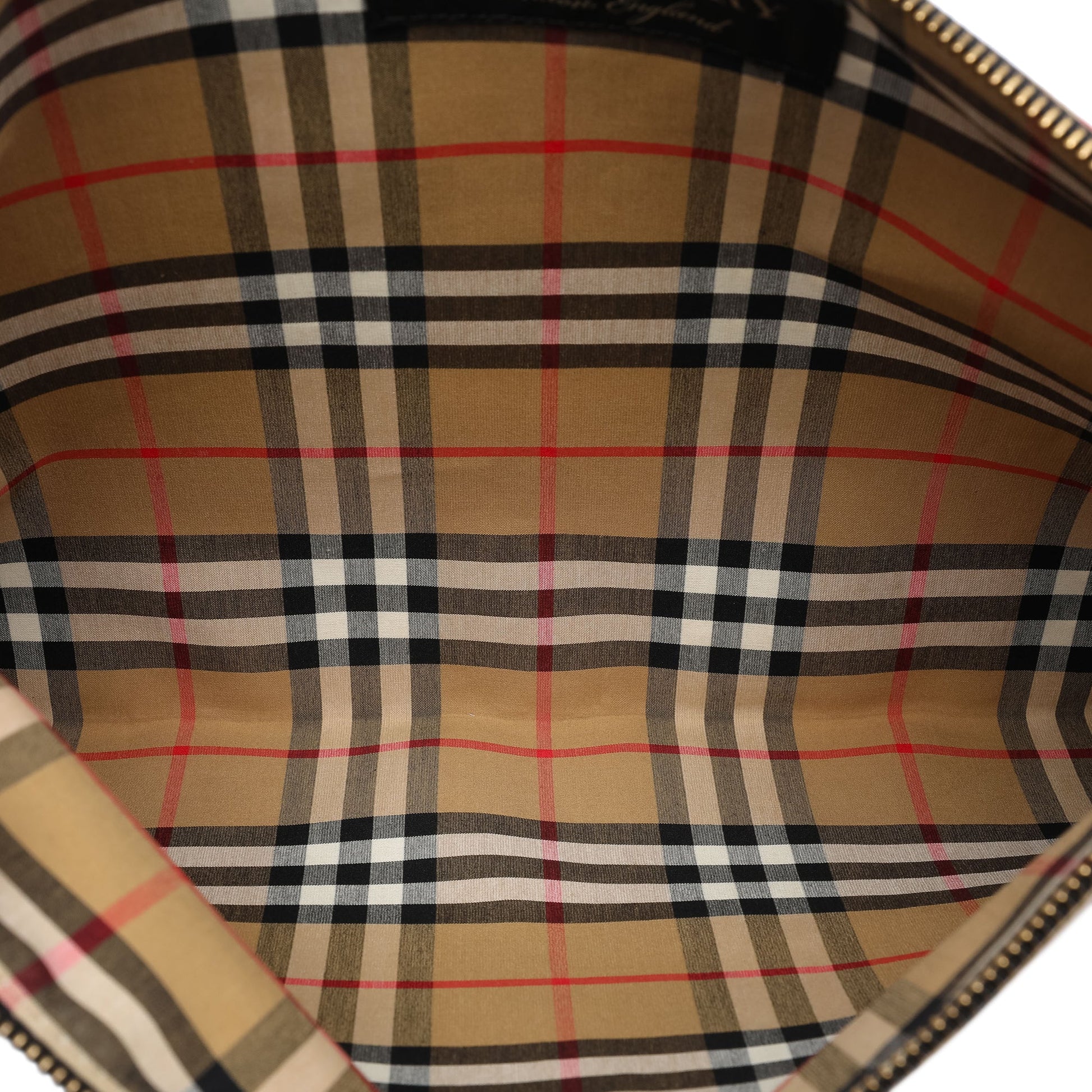 Burberry House Check Coated Canvas Clutch