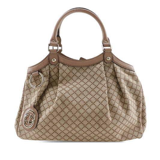 Gucci Medium Diamante Canvas Sukey Tote